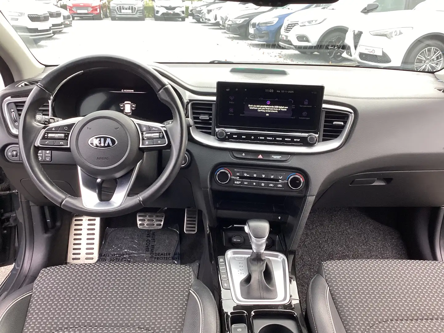 Kia Ceed SW / cee'd SW 1.6Gdi Hybrid/1steEig/69000km/LED/Cam/Carplay/Alu Gris - 2