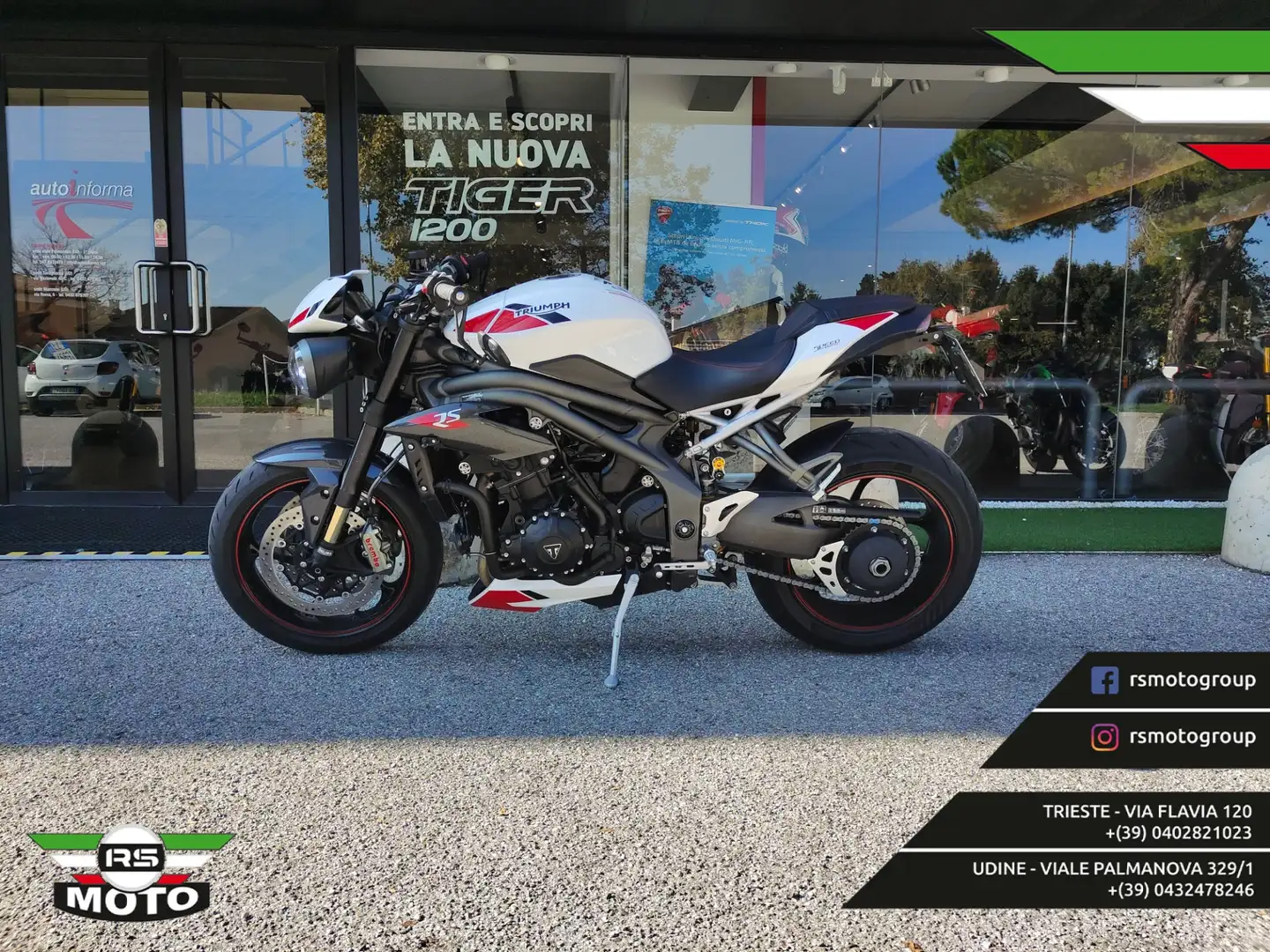 Triumph Speed Triple 1050 Bianco - 1