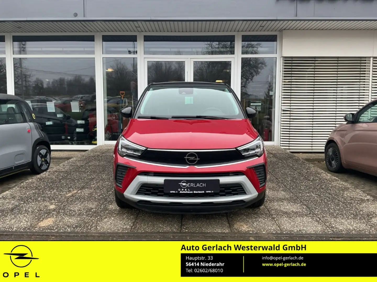 Opel Crossland Elegance 1.2 Turbo EU6d LED Apple CarPlay Android Rouge - 2