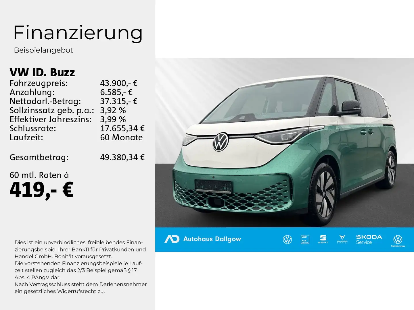 Volkswagen ID. Buzz ID.Buzz Pro 82KW AHK+AssistenPlus+RFK+DesignPlus Weiß - 2