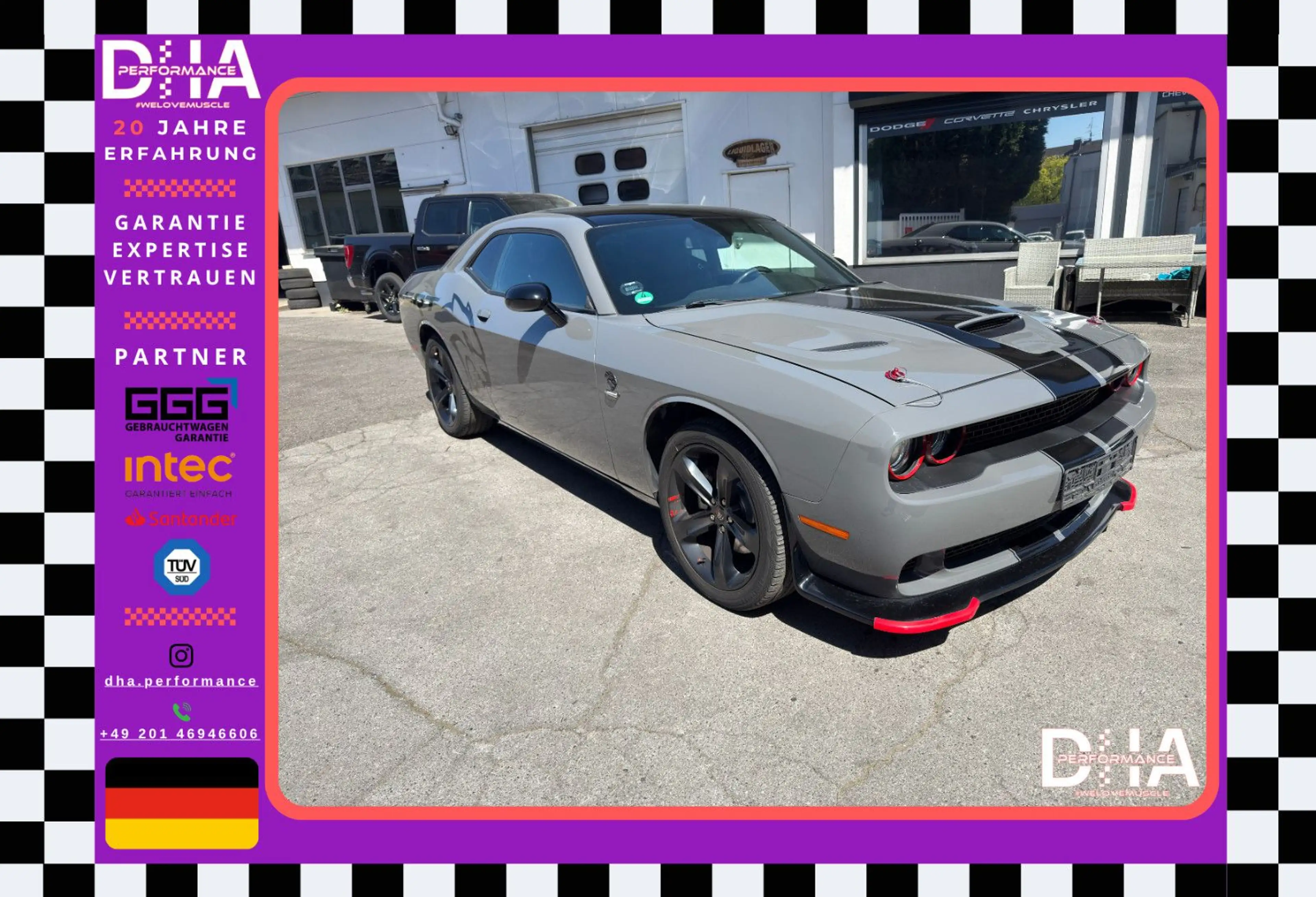 Dodge Challenger 5.7 V8 HEMI*LEDER*K&N*TÜV*SERVICE