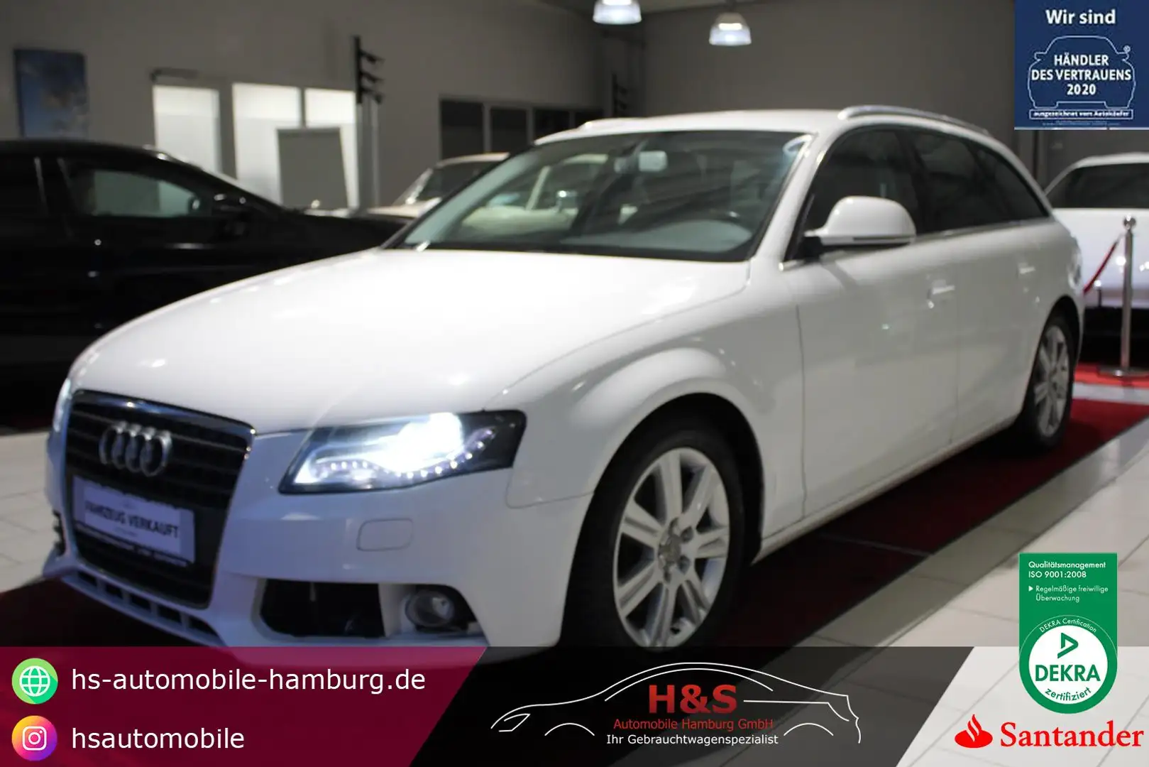 Audi A4 Avant Ambition Blanc - 1