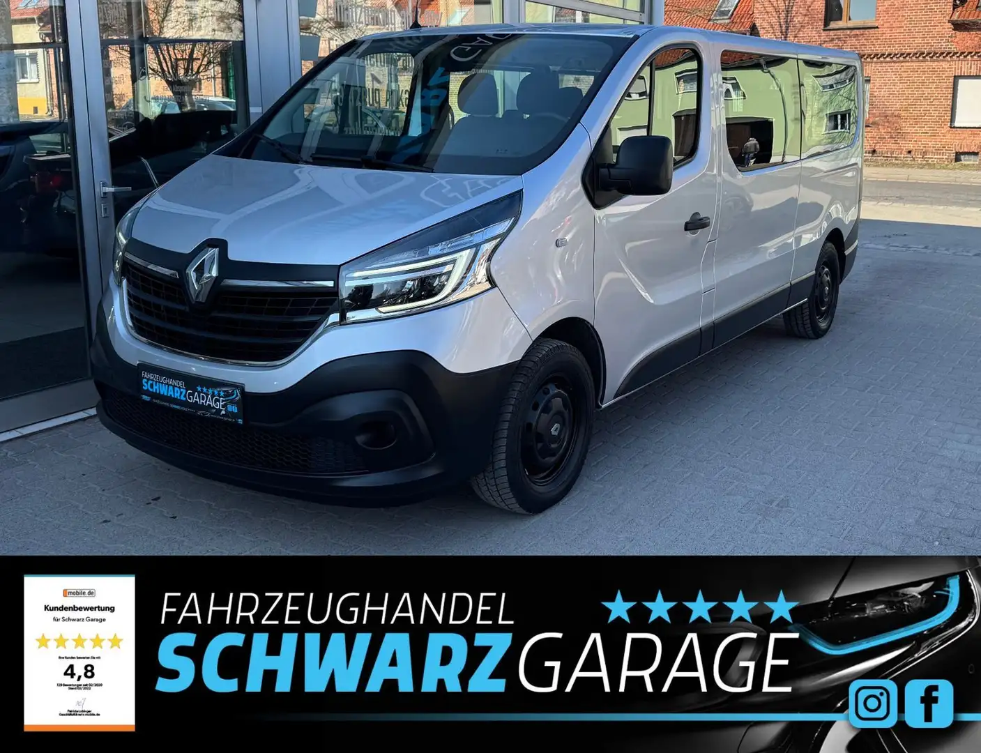 Renault Trafic Combi L2H1 3,0t *LED*USB*9-SITZE* Сірий - 1
