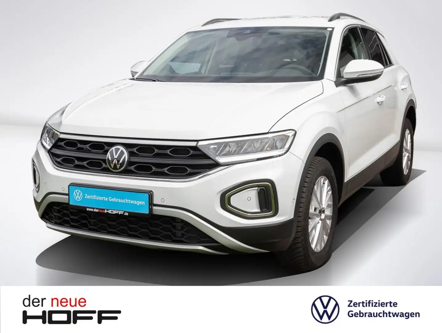 Volkswagen T-Roc 1.0 TSI Life Navi Bluetooth LED Winterpaket Blanc - 1