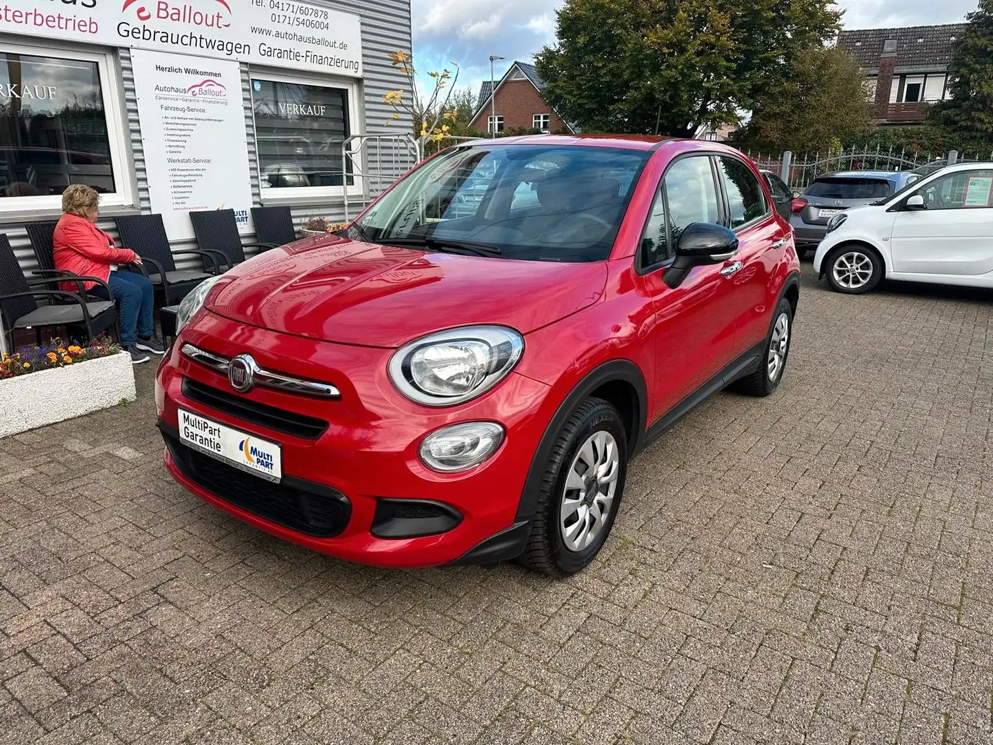 Fiat 500X Pop*1.HAND*KLIMA*TEMPO*GARANTIE*TÜV/AU NEU* Rot - 2