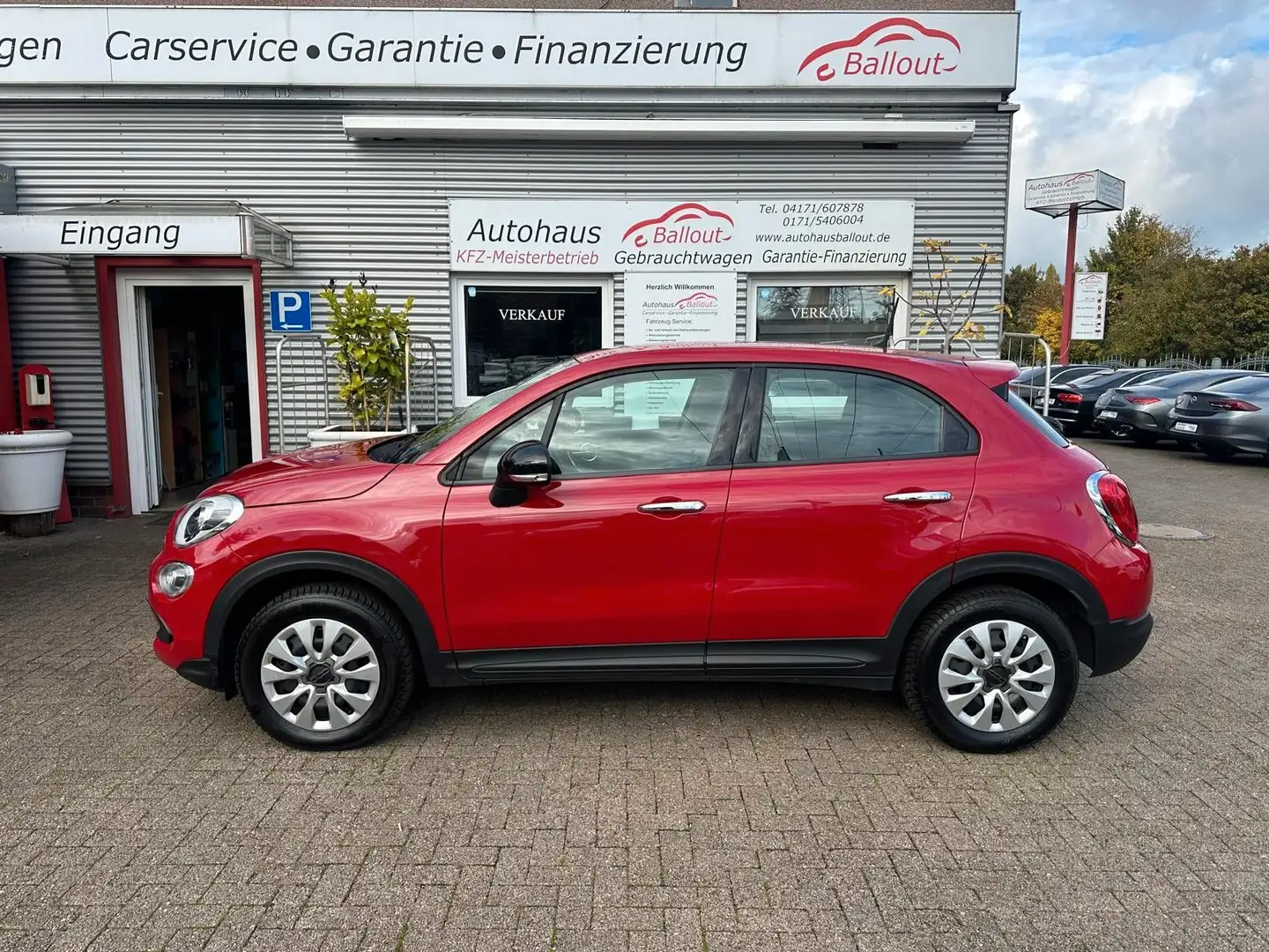 Fiat 500X Pop*1.HAND*KLIMA*TEMPO*GARANTIE*TÜV/AU NEU* Rot - 1
