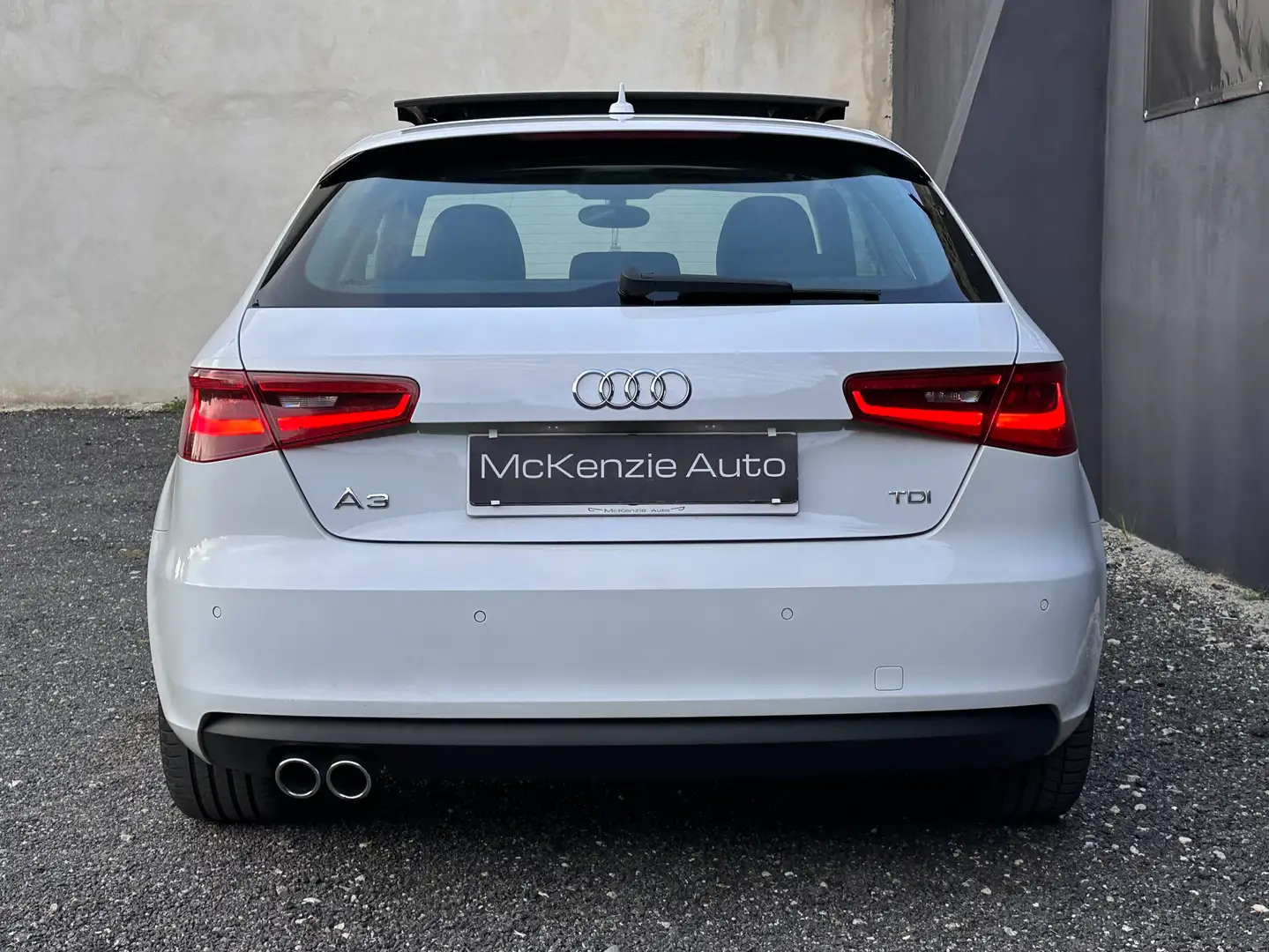 Audi A3 2.0 tdi Ambition 150cv s-tronic E6 Blanc - 2