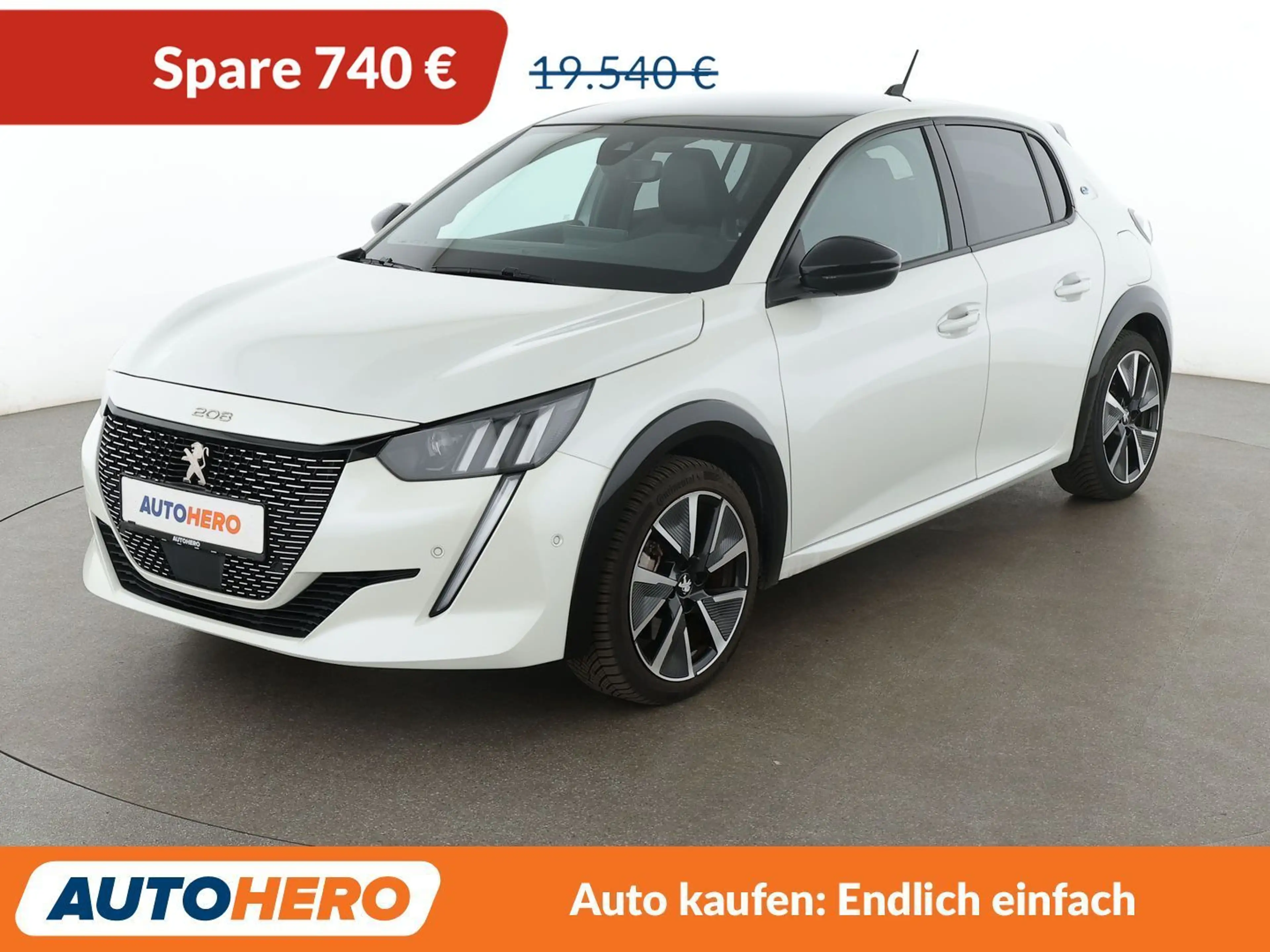 Peugeot e-208 electric drive 100 kW e GT *NAV*LED*TEMPO*CAM*PDC*