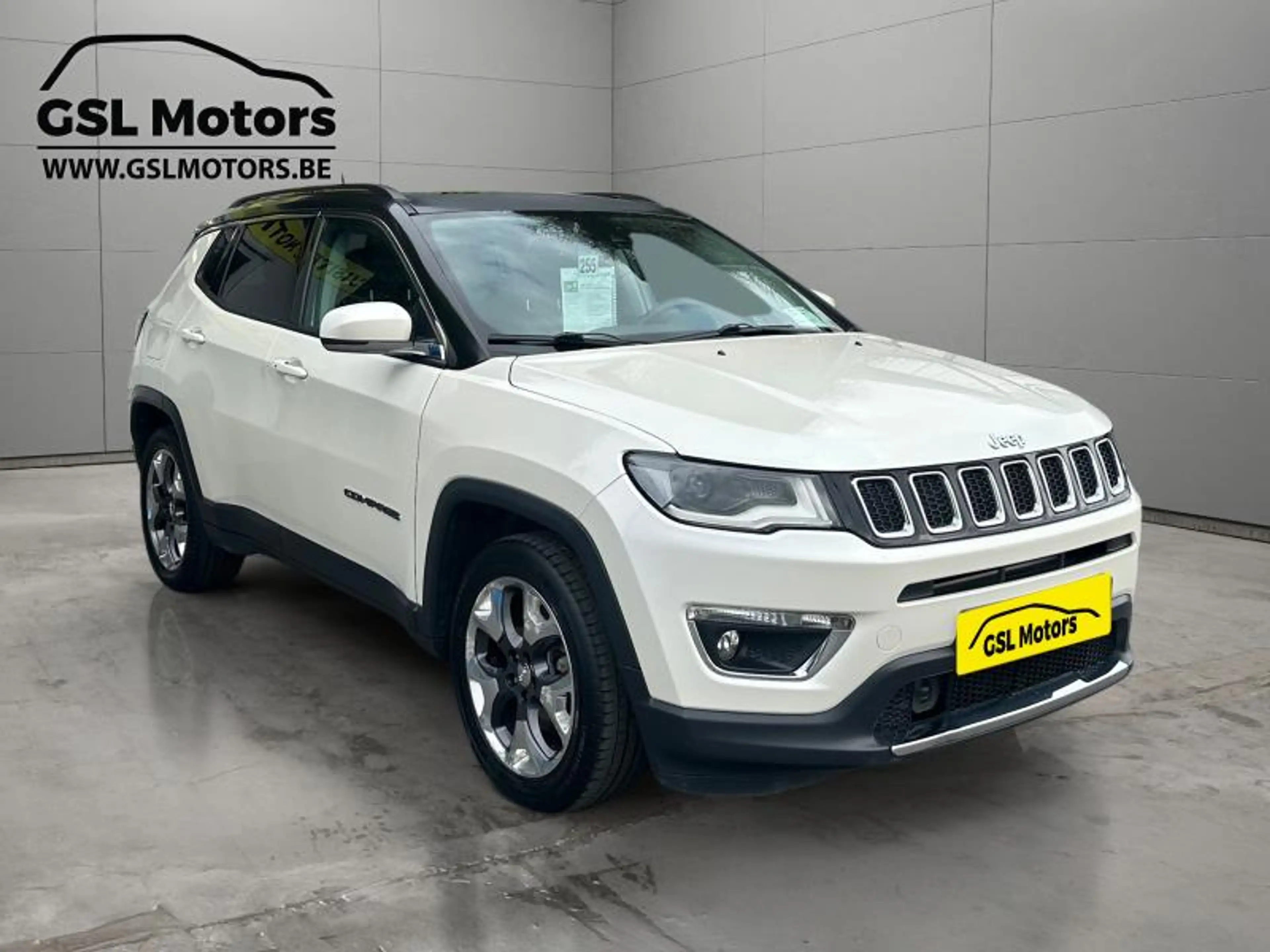 Jeep Compass 1.4 140cv Blanc 05/18 7500€ marchand Airco GPS — photo 3