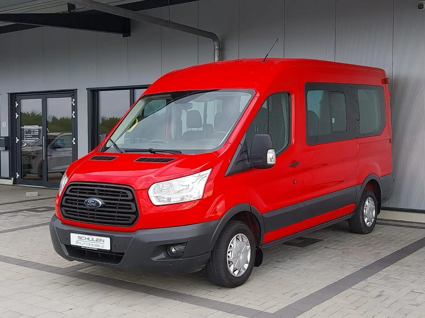Ford Transit 310 L2*9 Sitze*Klima*PDC v+h*BT*1. Hand* Rosso - 2