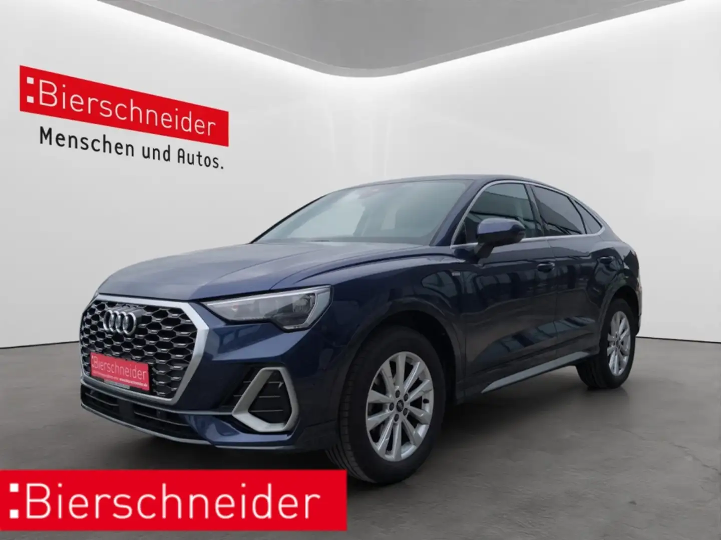 Audi Q3 Sportback S tronic 35 TFSI line LED NAVI 18 5-J-GA Blau - 1