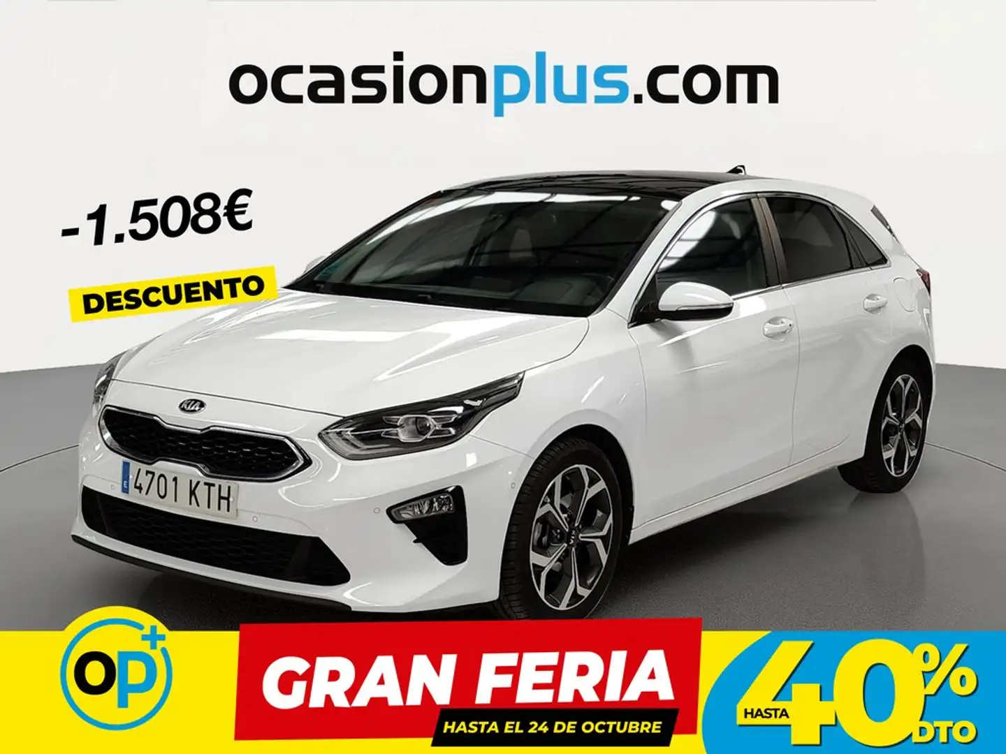 Kia Ceed / cee'd 1.4 T-GDI Launch Edition DCT Blanco - 1