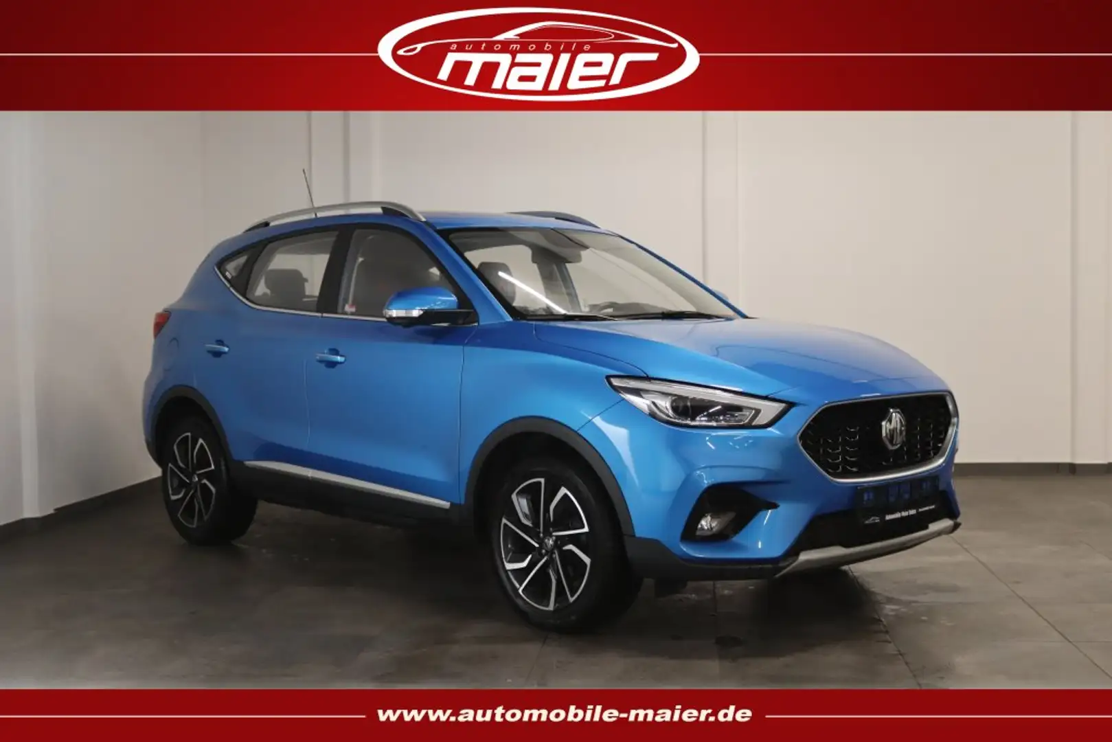 MG ZS T-GDI Luxury-NAVI-LED-PANO-LEDER-TOTW.-360°- Blau - 1