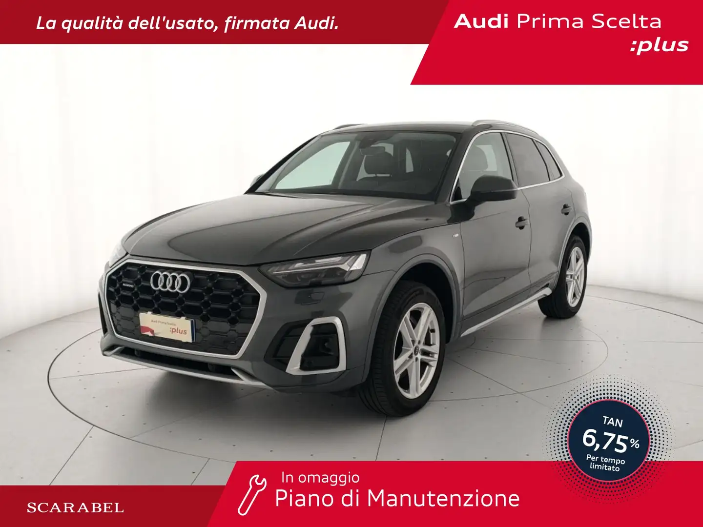 Audi Q5 40 2.0 tdi mhev 12v s line quattro s-tronic Grigio - 1