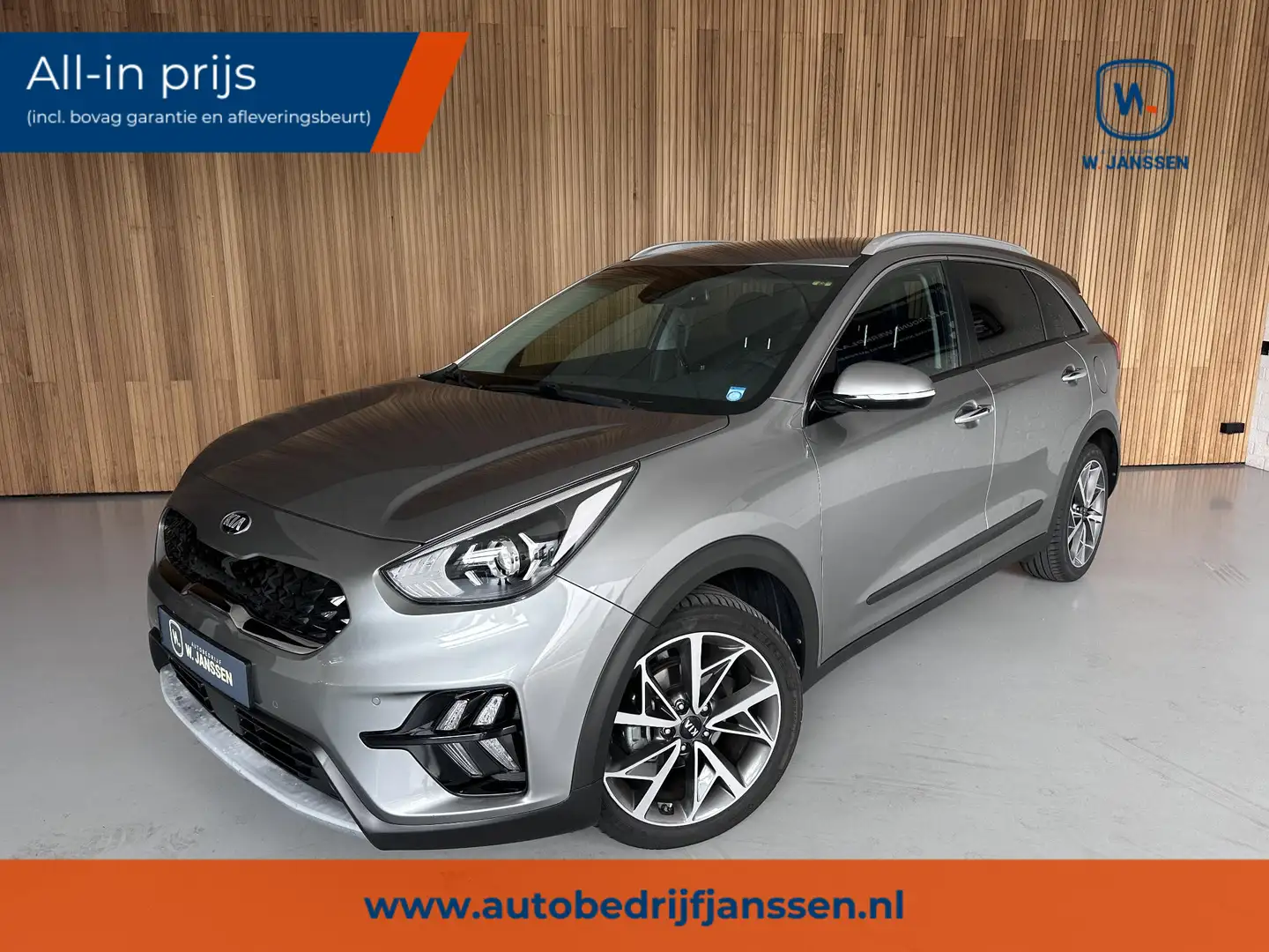 Kia Niro 1.6 GDi Hybrid DynamicPlusLine Stoelverwarming | C Grijs - 1