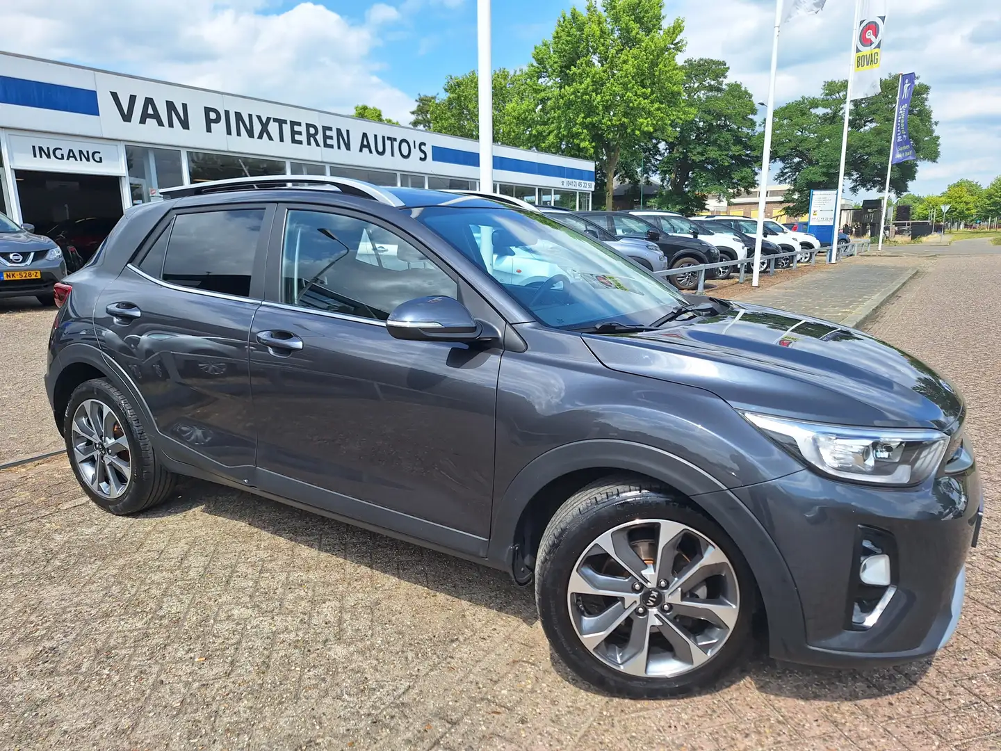 Kia Stonic 1.0 T-GDi DynamicLine Grijs - 1