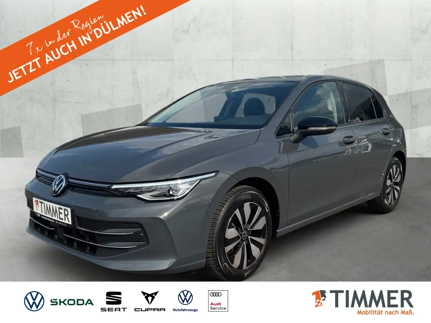 Volkswagen Golf VIII 1.5 eTSI DSG GOAL *AHK *LED *RKAM *VIRTUAL * Grau - 1