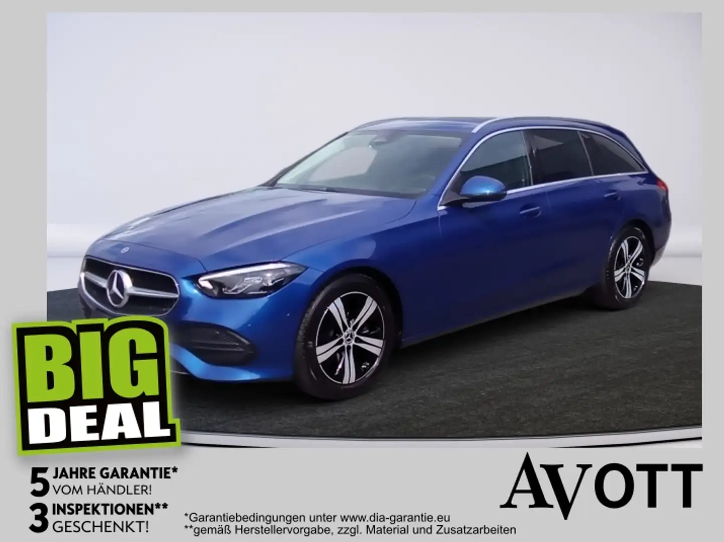 Mercedes-Benz C 180 T Avantgarde Blau - 1