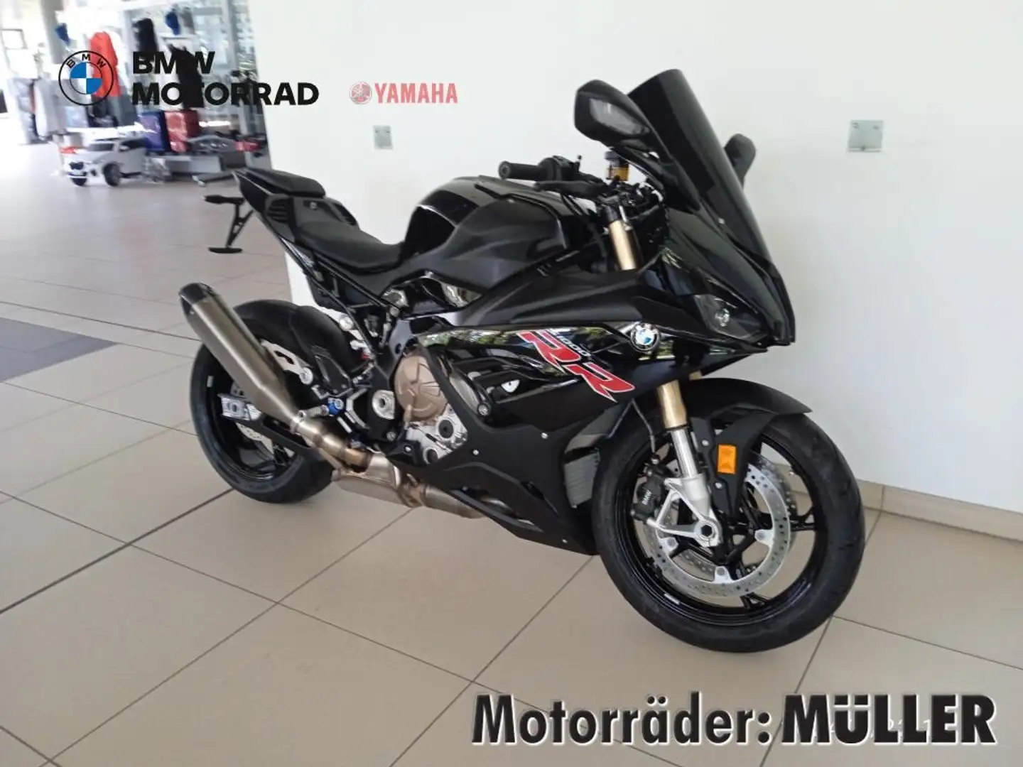 BMW S 1000 RR AC Schnitzer Lenker+Heck, M-Rastenanlage Black - 2