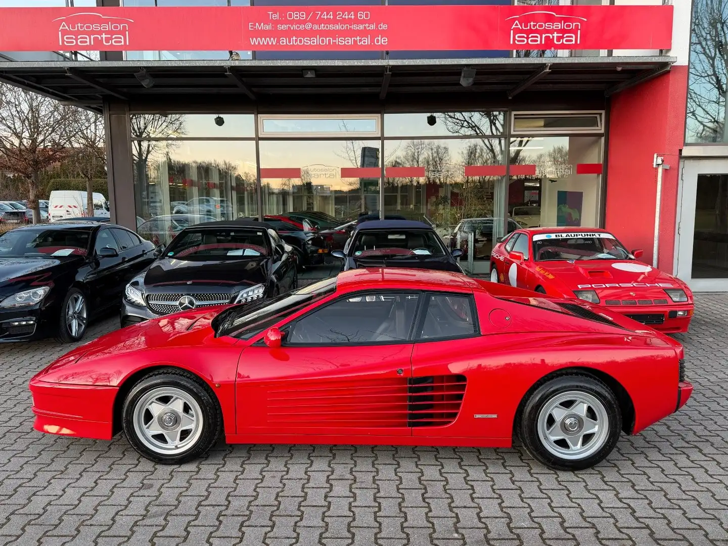 Ferrari Testarossa Monodado- dt. Fzg.- 2. Hd- toporig. Rouge - 1