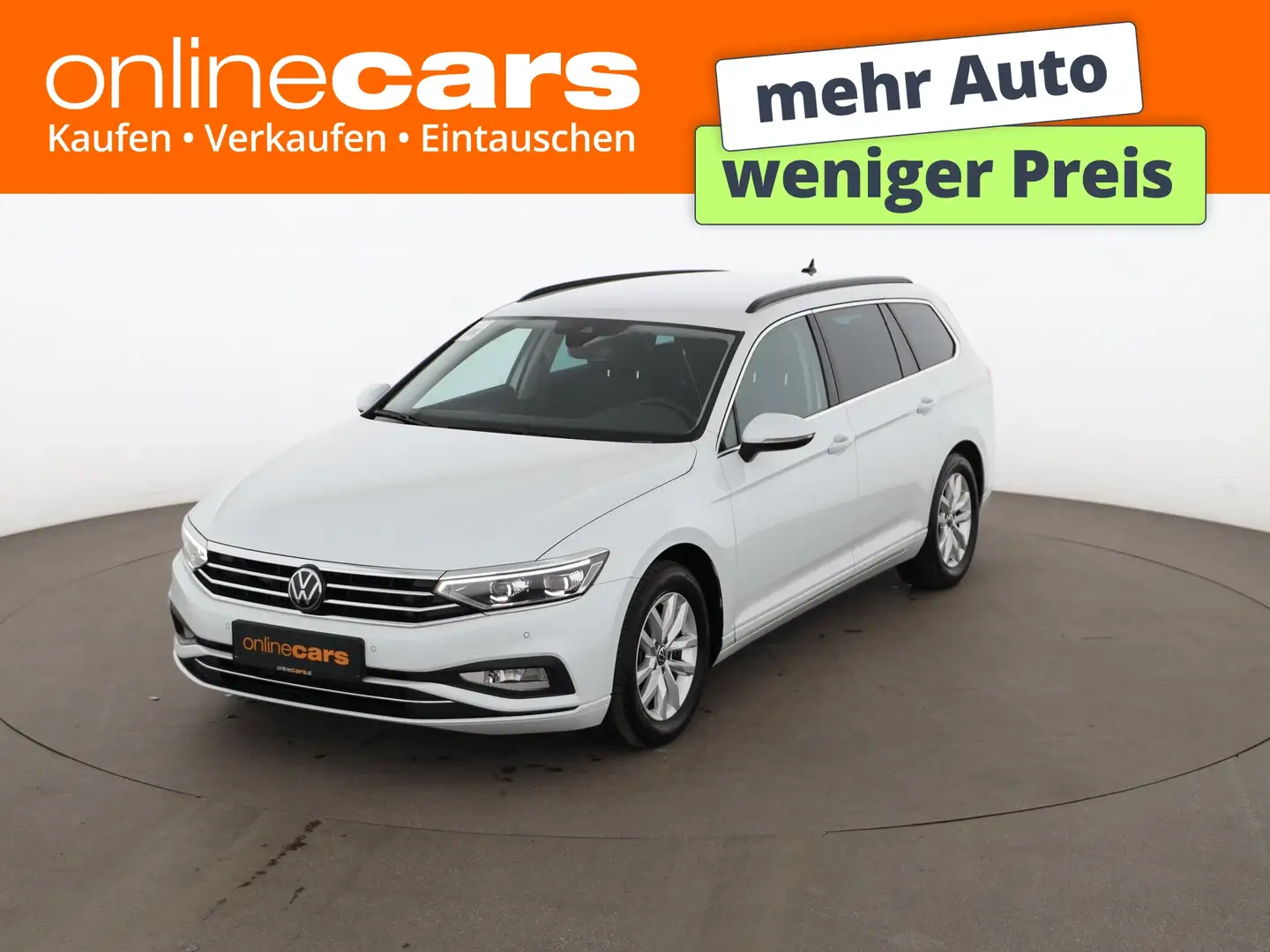 Volkswagen Passat Variant 2.0 TDI Business Aut MATRIX AHK Weiß - 1