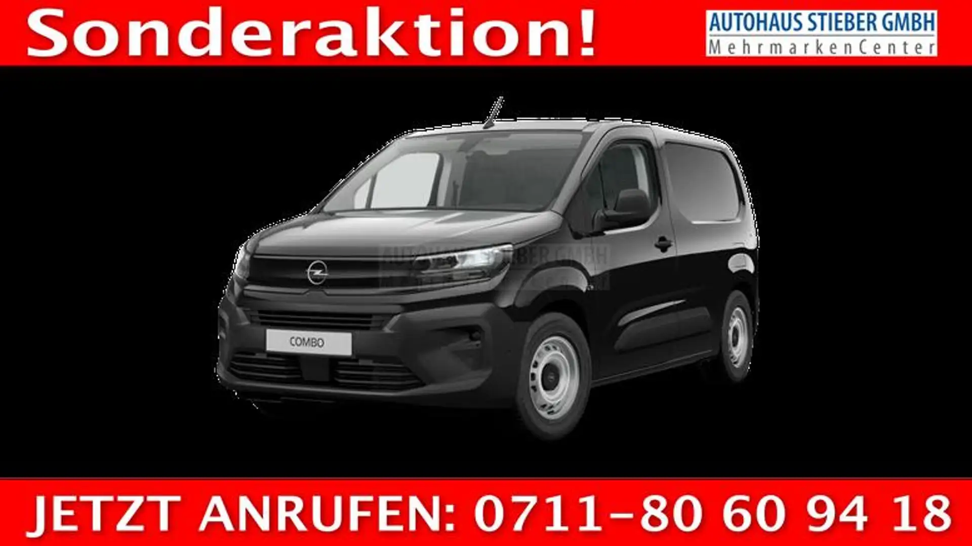 Opel Combo Cargo Länge 1 mit normaler Nutzlast 1.5 BlueHDi... Schwarz - 1