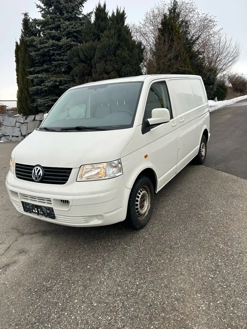 Volkswagen T5 Shuttle Transporter 2,5 TDI 4motion Allrad Weiß - 1