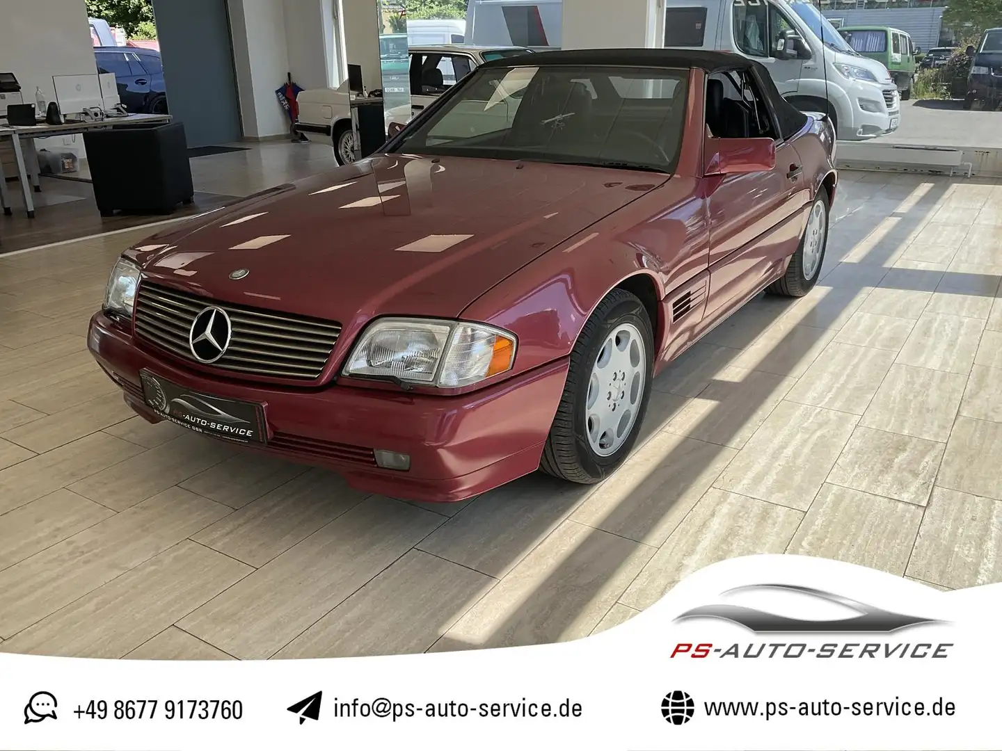 Mercedes-Benz SL 280 H-Zul., Leder NEU, Hardtop, Zustand 2 Piros - 1