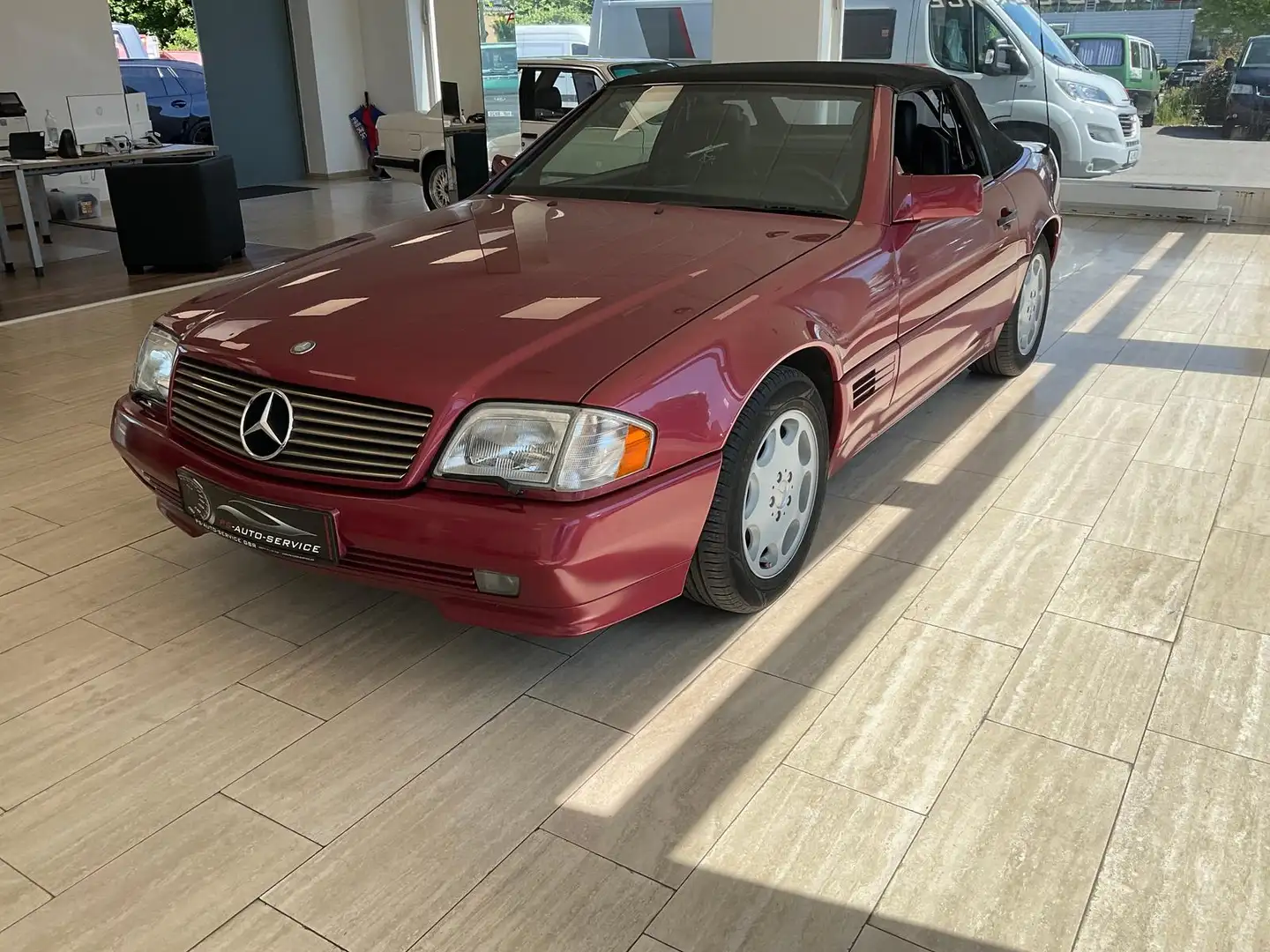 Mercedes-Benz SL 280 H-Zul., Leder NEU, Hardtop, Zustand 2 Piros - 2