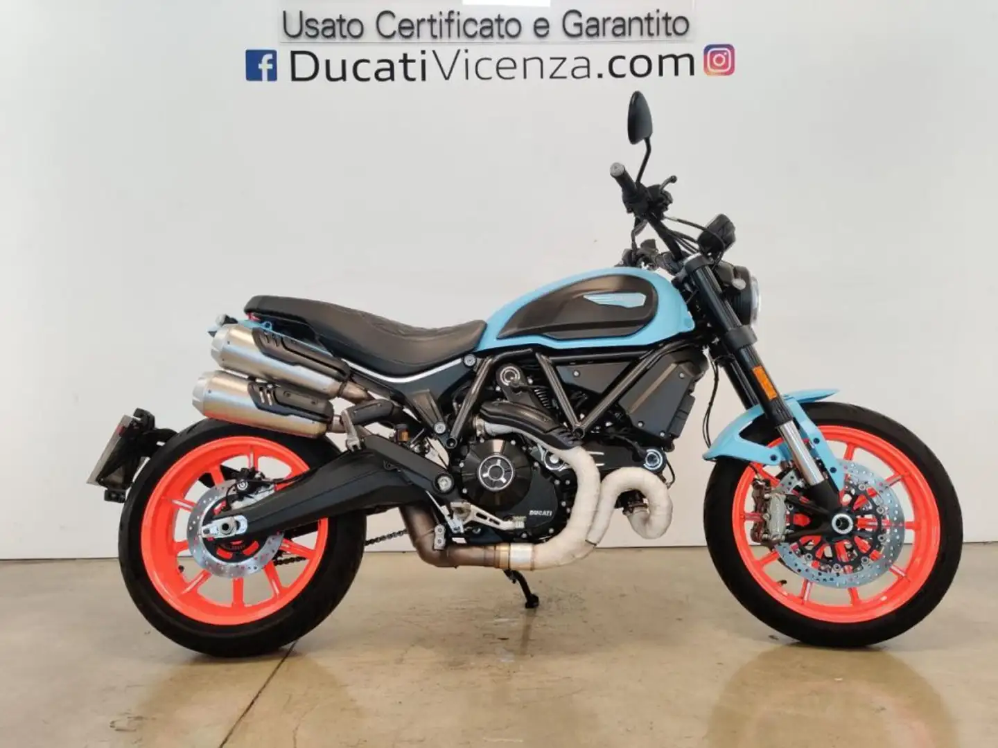 Ducati Scrambler 1100 DARK STEALTH CUSTOMIZED Blau - 1