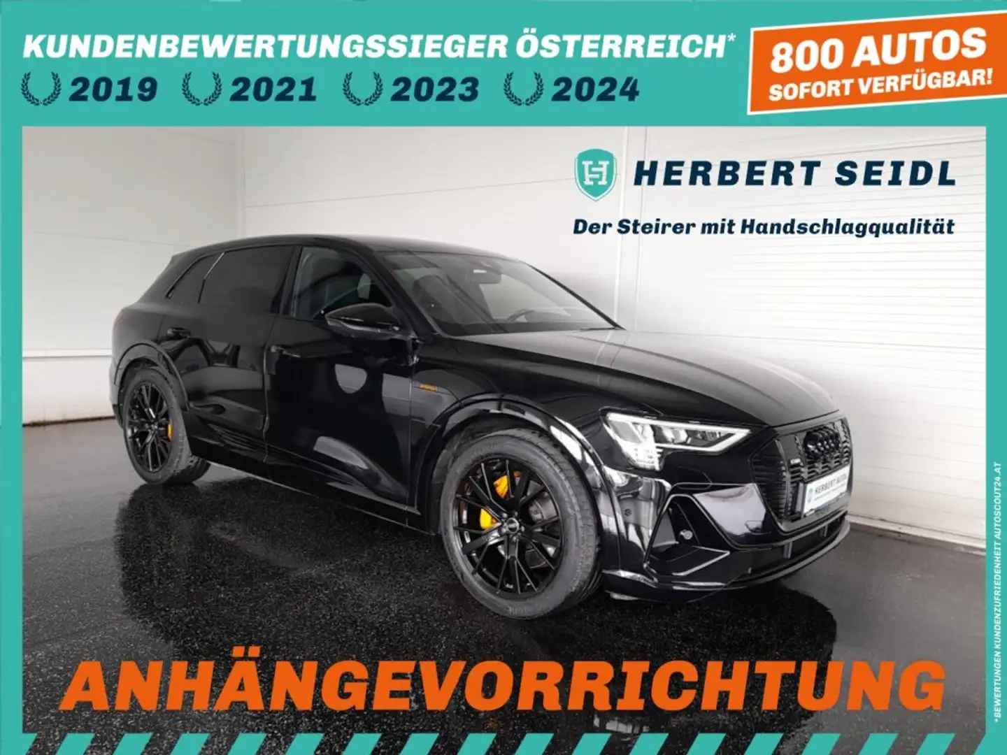 Audi e-tron 55 quattro S-LINE BLACK EDITION *NP: € 114.613,-- / LEDER MIT MEMORY / MATRIX-LED / HEAD-UP / AHV / ASS PAKETE TOUR & STA Schwarz - 1