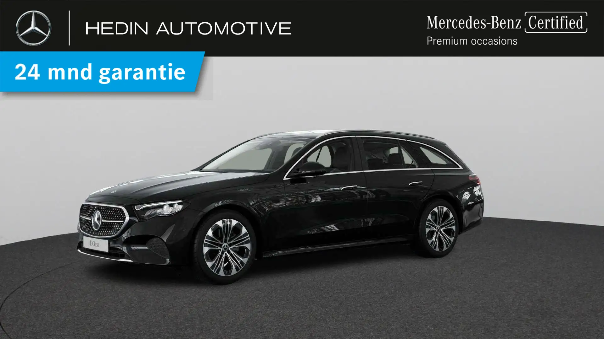 Mercedes-Benz E 220 D Break Luxury Line | Distronic | Dodehoekassisten Zwart - 1