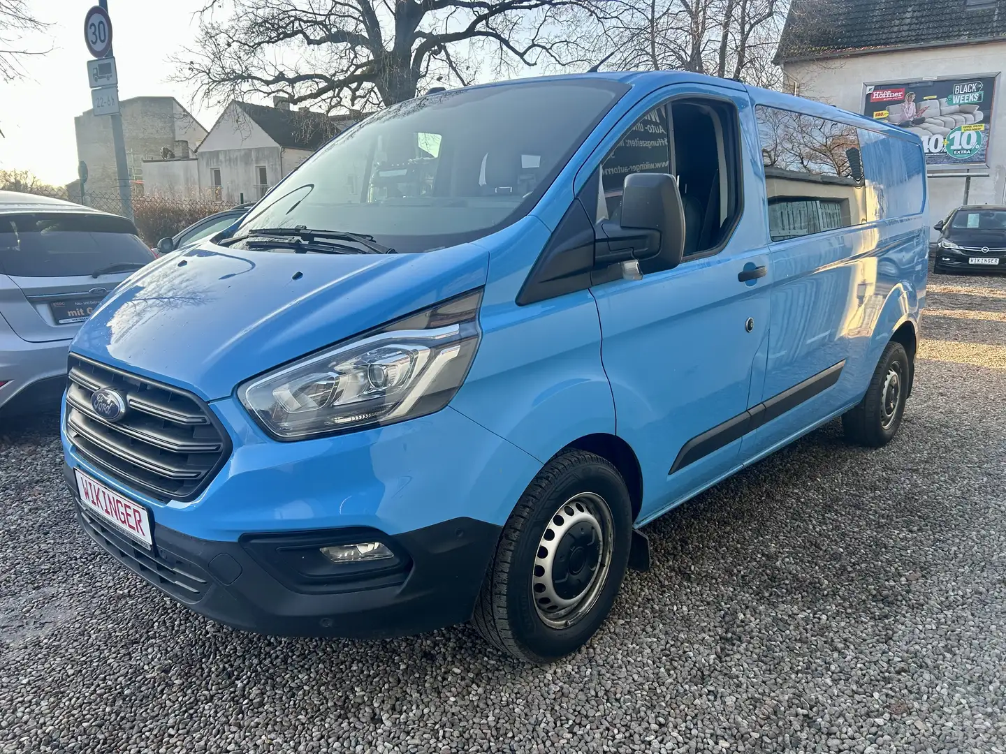 Ford Transit Custom 320 L2 Trend 2.0 TDCi EcoBlue * Klima * 6-Sitzer Blau - 1