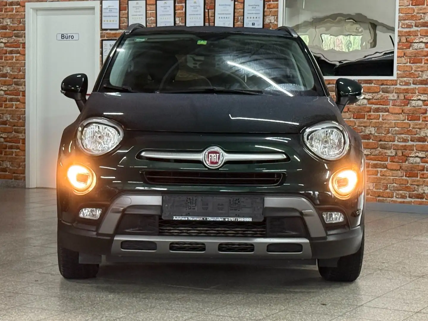 Fiat 500X Cross-1.4-Teilleder-PDC-Keyless-Tempomat Grün - 2