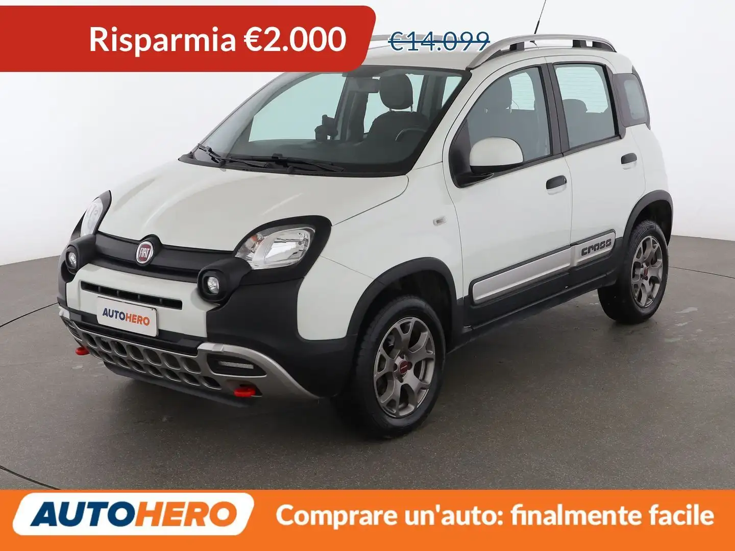 Fiat Panda 0.9 Cross 4x4 Weiß - 1