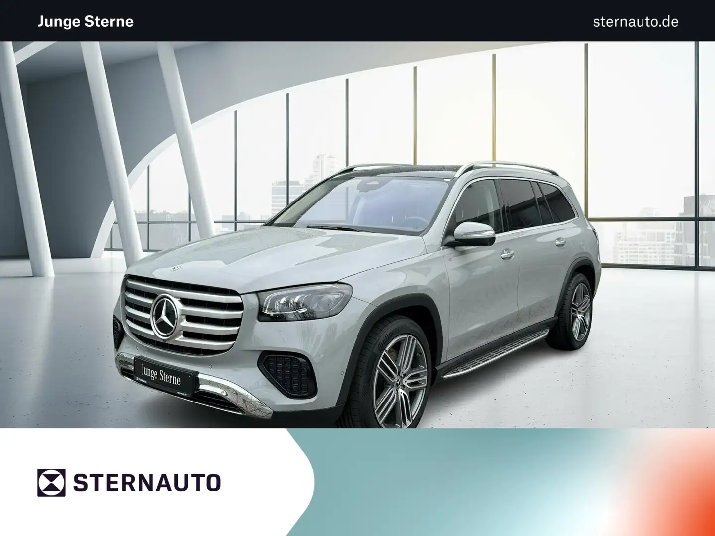 Mercedes-Benz GLS 350 GLS 350 d 4MATIC Distro Pano AHK Akustik 21 Zoll Grau - 1