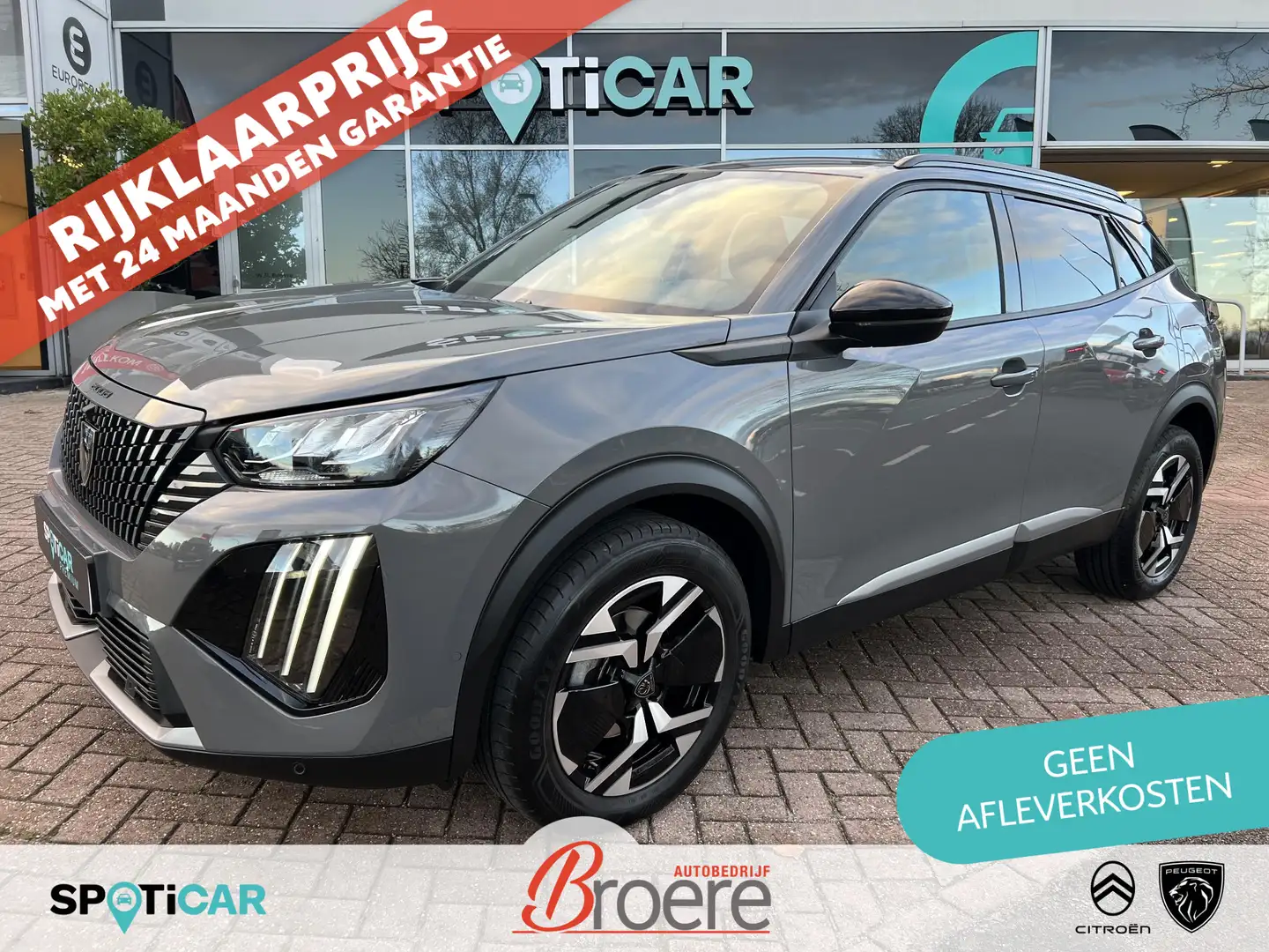 Peugeot 2008 1.2 Turbo 100pk Allure M6 Grigio - 1