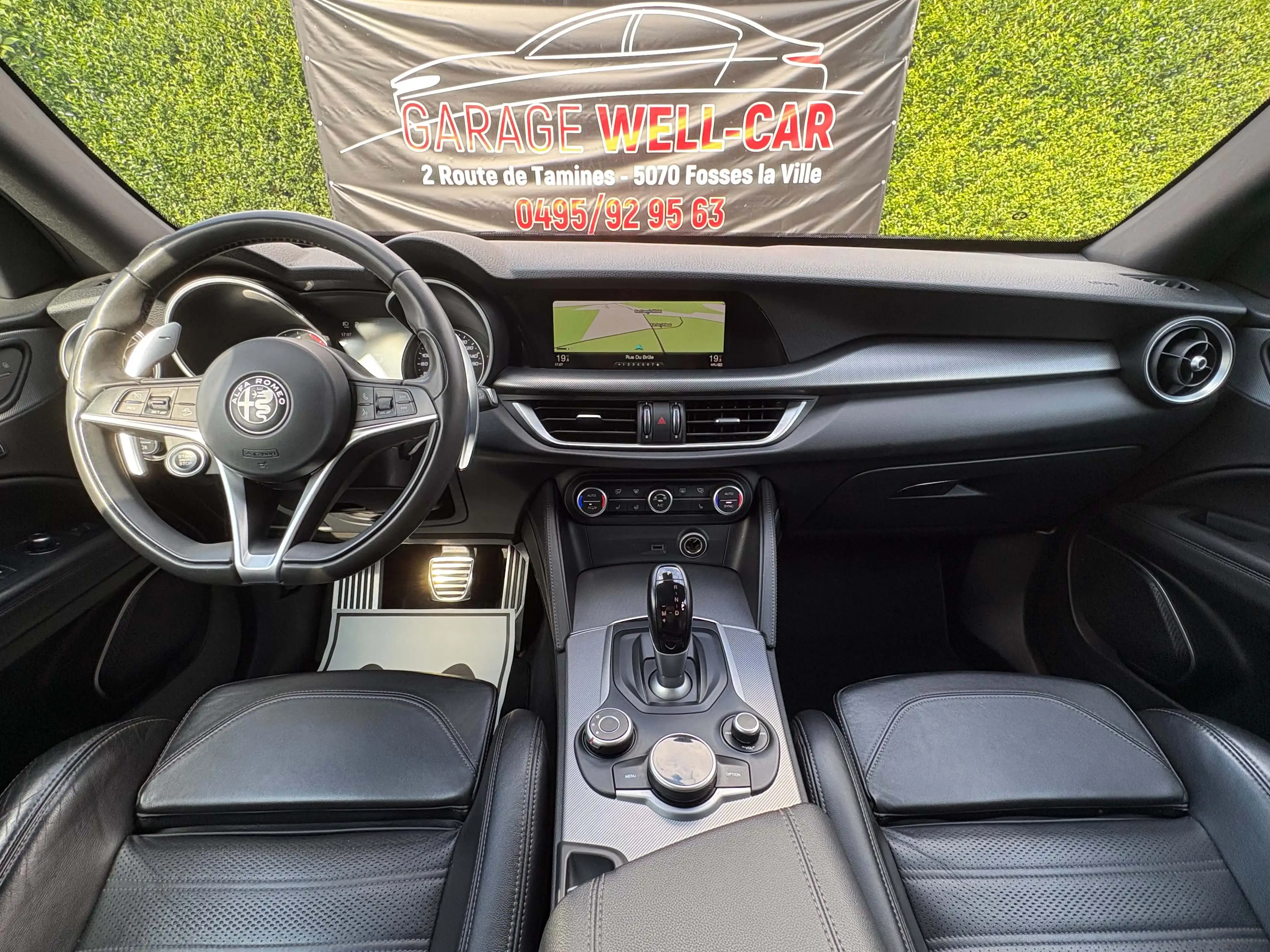 Alfa Romeo Stelvio 2.2Jtd-132Kw-AWD-Boite Auto-Palettes au Volant-Camera-Cruise-PDC-GPS-LED... — photo 2