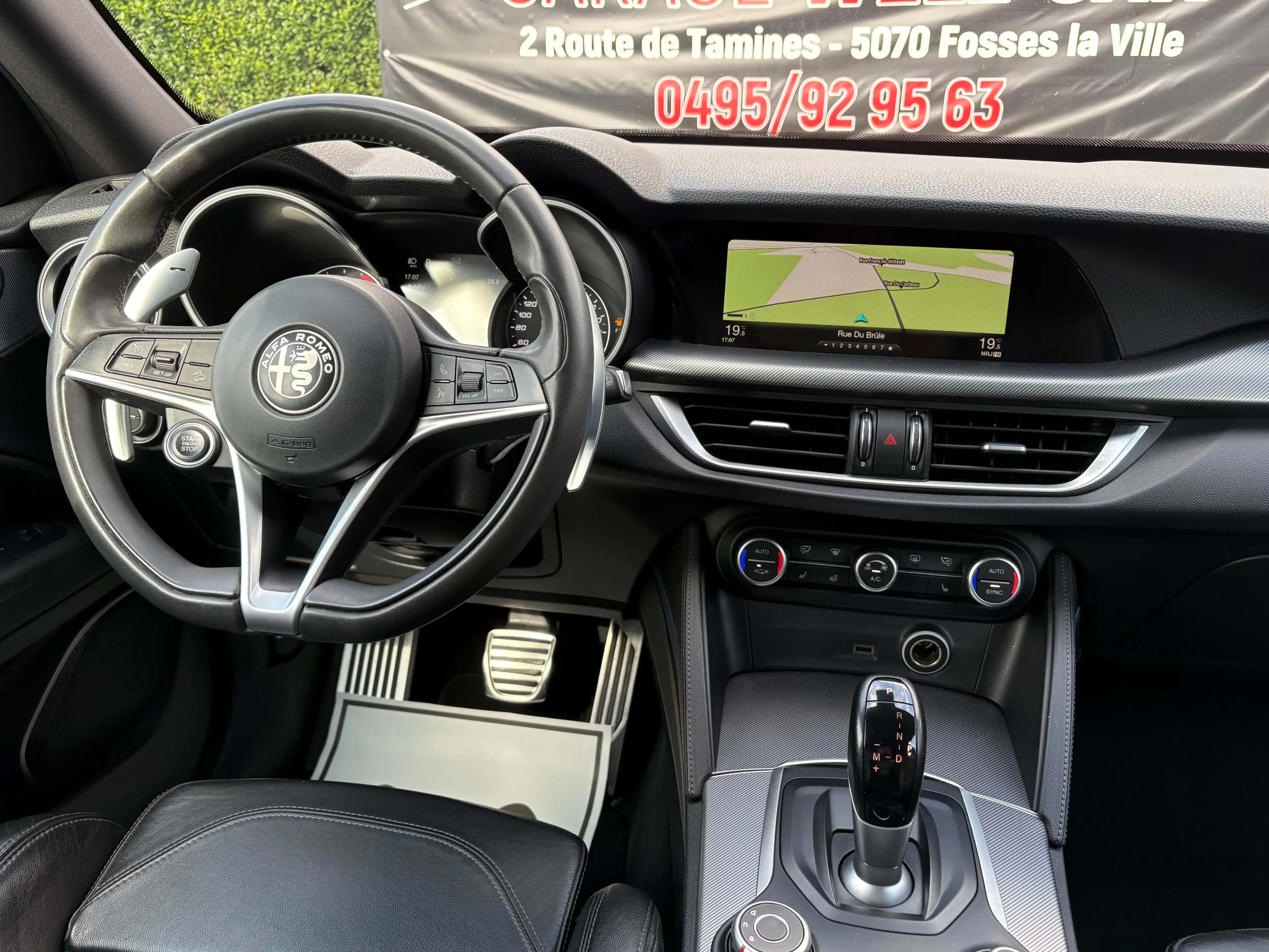 Alfa Romeo Stelvio 2.2Jtd-132Kw-AWD-Boite Auto-Palettes au Volant-Camera-Cruise-PDC-GPS-LED... — photo 4