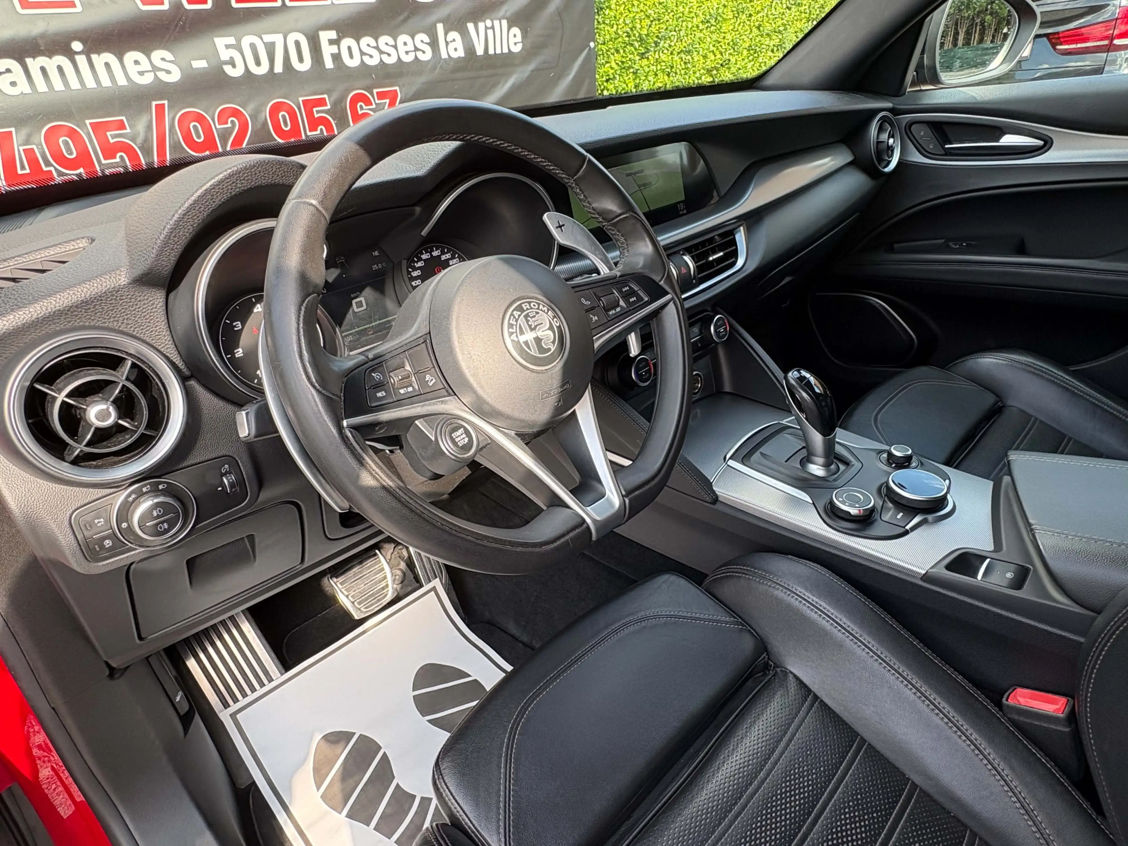 Alfa Romeo Stelvio 2.2Jtd-132Kw-AWD-Boite Auto-Palettes au Volant-Camera-Cruise-PDC-GPS-LED... — photo 10
