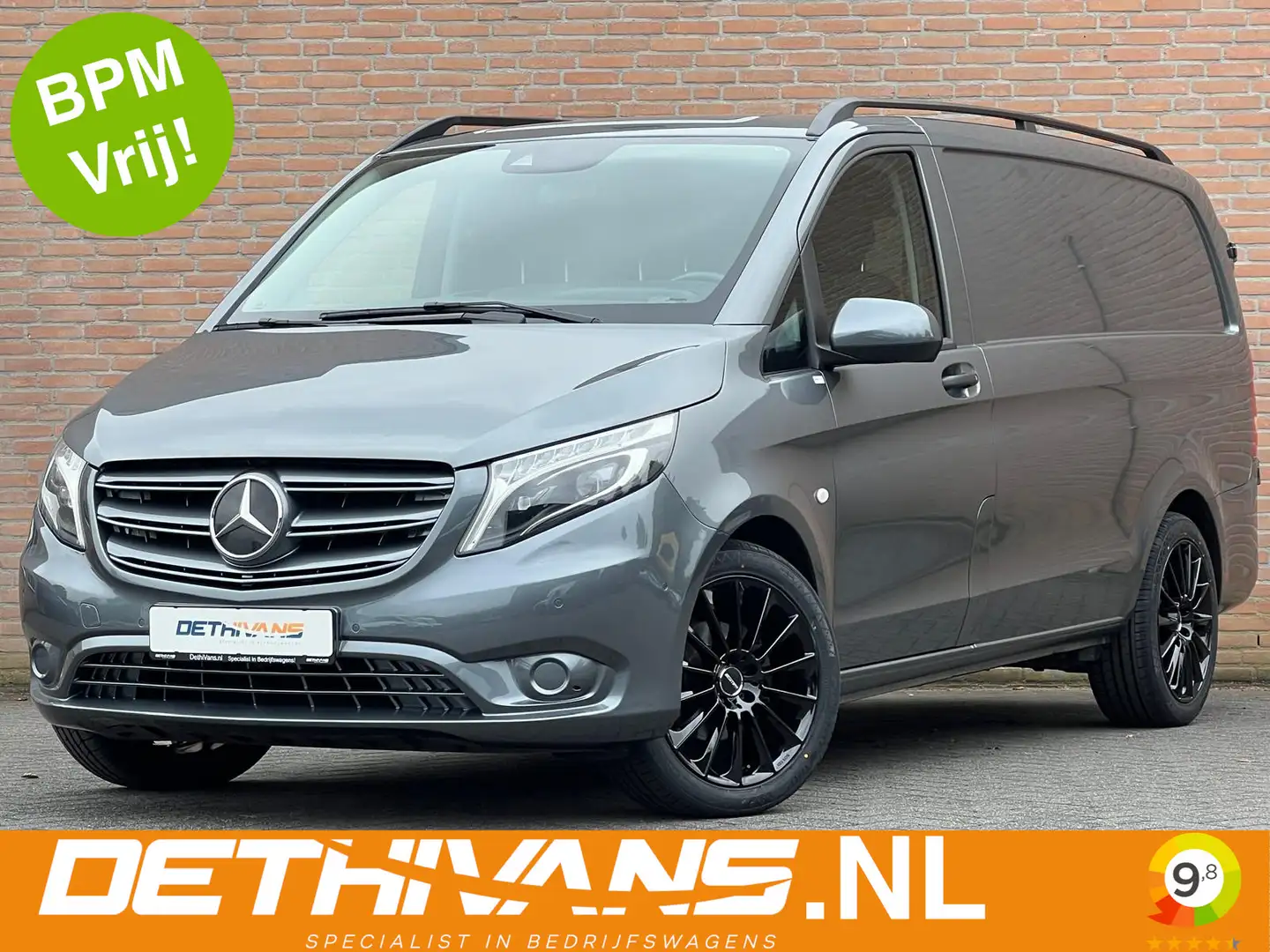 Mercedes-Benz Vito 116CDI 164PK Lang 9G-Tronic / Carplay / LED / Tops Grijs - 1