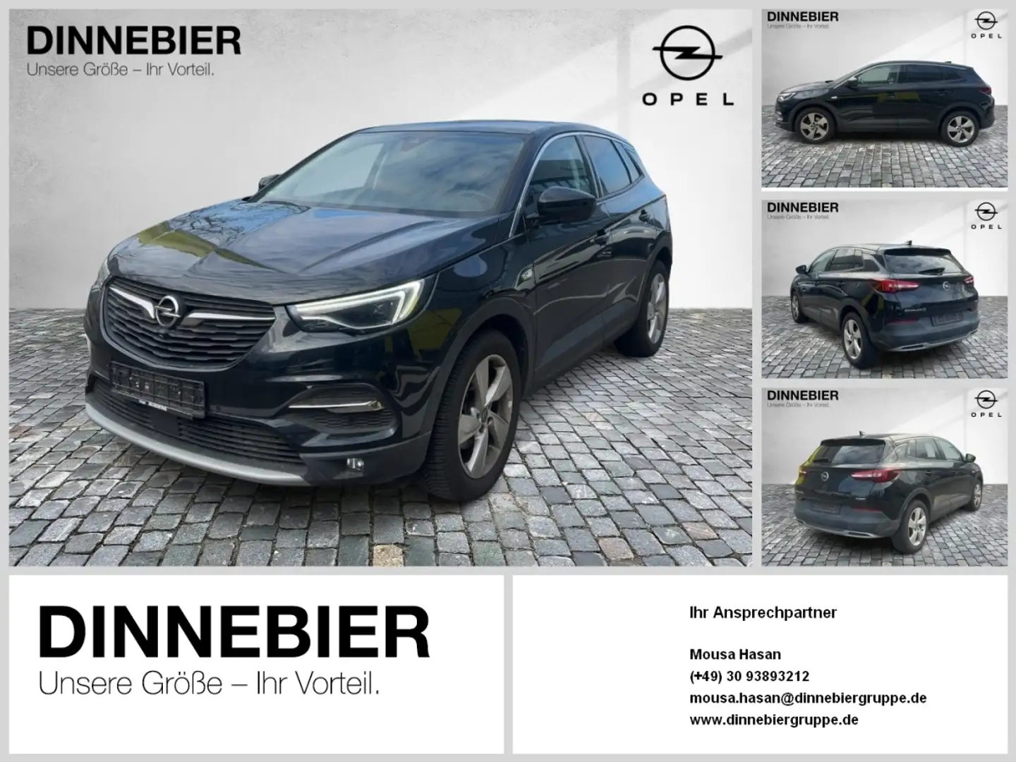 Opel Grandland X INNOVATION *LED+KAMERA+SITZHEIZUNG* Schwarz - 1