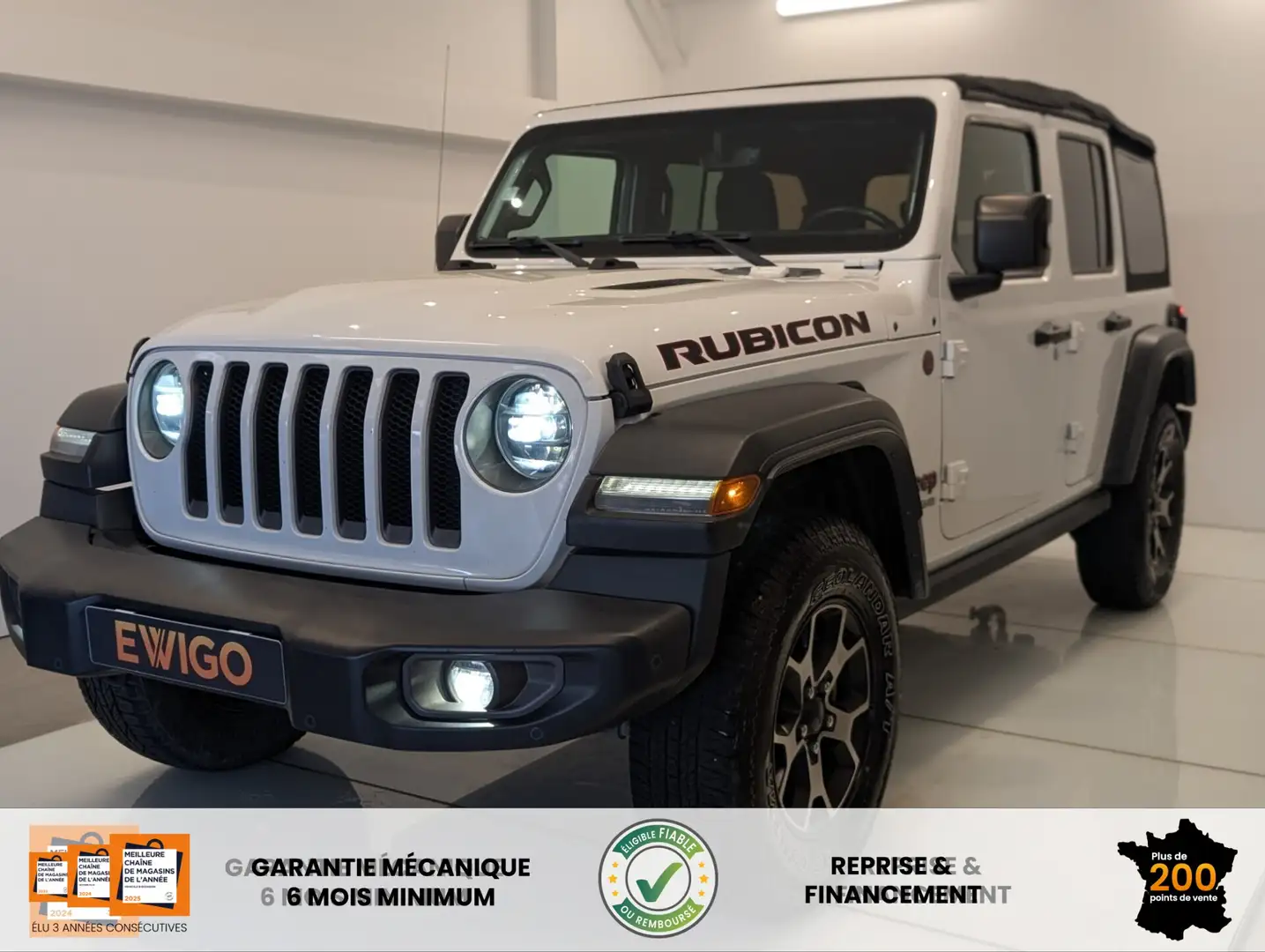 Jeep Wrangler IV UNLIMITED 2.2 MJET 200ch RUBICON AUTO - 1
