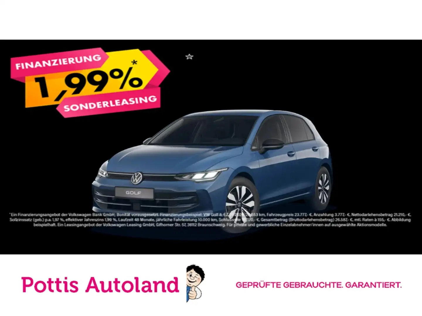 Volkswagen Golf 1.5 TSI GOAL KLIMA PDC LED SHZG Blau - 1