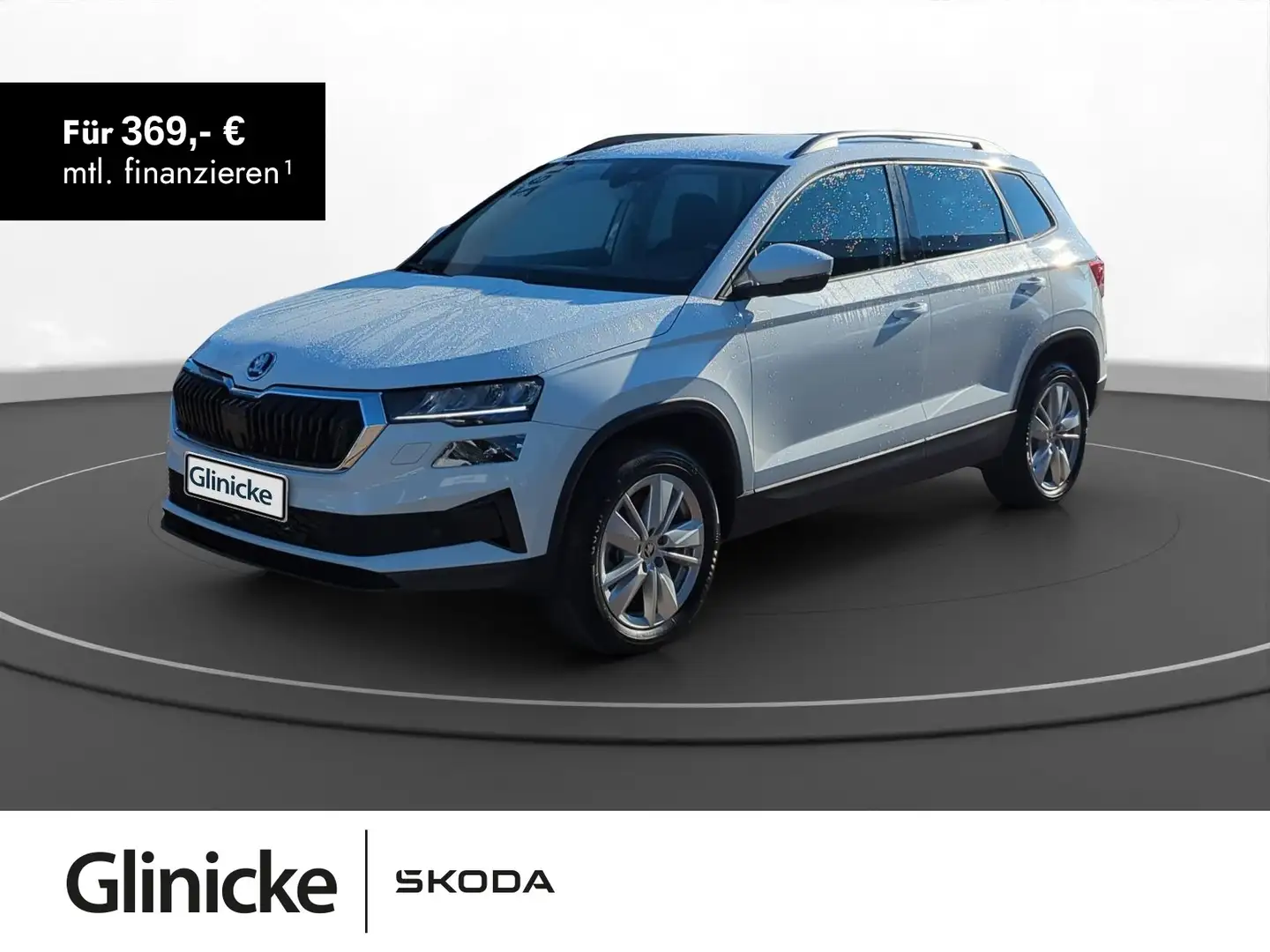 Skoda Karoq Selection 1.5 TSI AHK Navi Weiß - 1