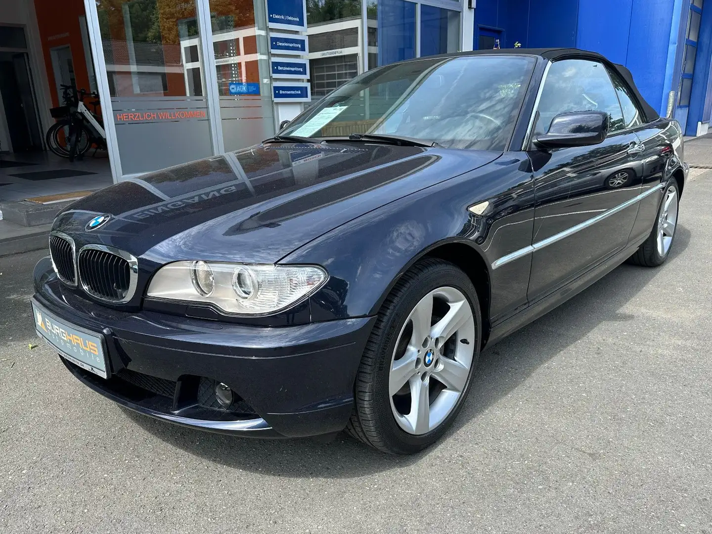 BMW 318 ci CABRIO/KLIMA/LEDER/SHZ/E-SITZE plava - 1