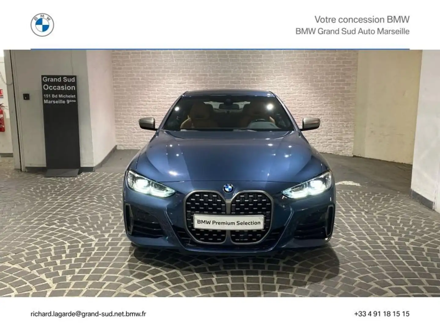 BMW 440 M440iA xDrive 374ch Bleu - 2