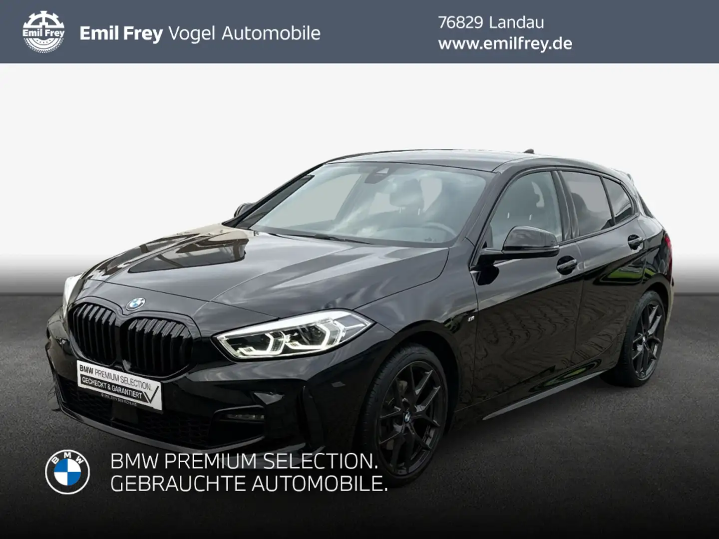 BMW 118 d Aut. M Sport LED* SHZ* Harman/Kardon* PDC* Schwarz - 1