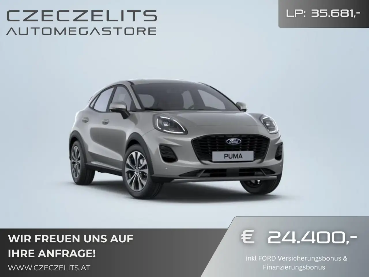 Ford Puma 1,0 EcoBoost Hybrid Titanium Aut. ON: 43677 SG ... — photo 1 of 7