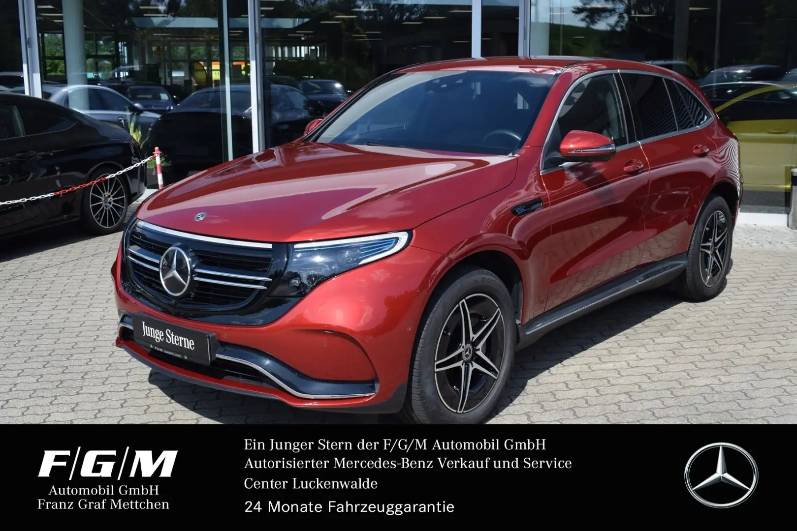 Mercedes-Benz EQC 400 EQC 400 4M AMG/LED/Navi/FAS+/360/DAB/eHeck/Sound Rood - 1